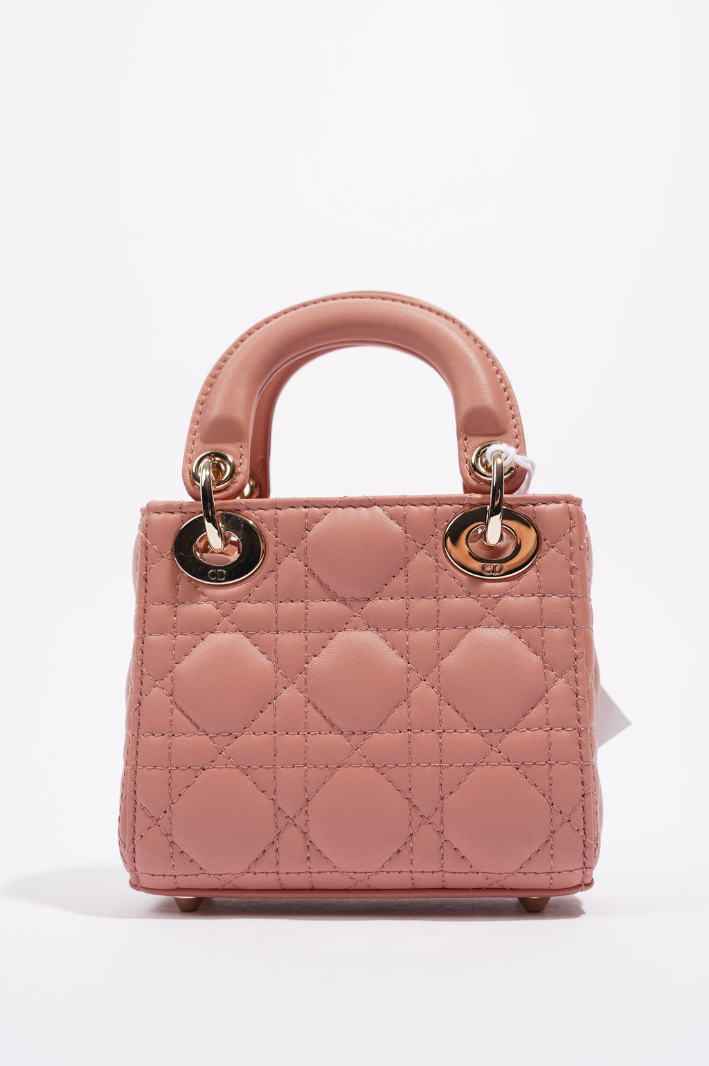 Christian Dior Womens Lady Dior Pink Micro