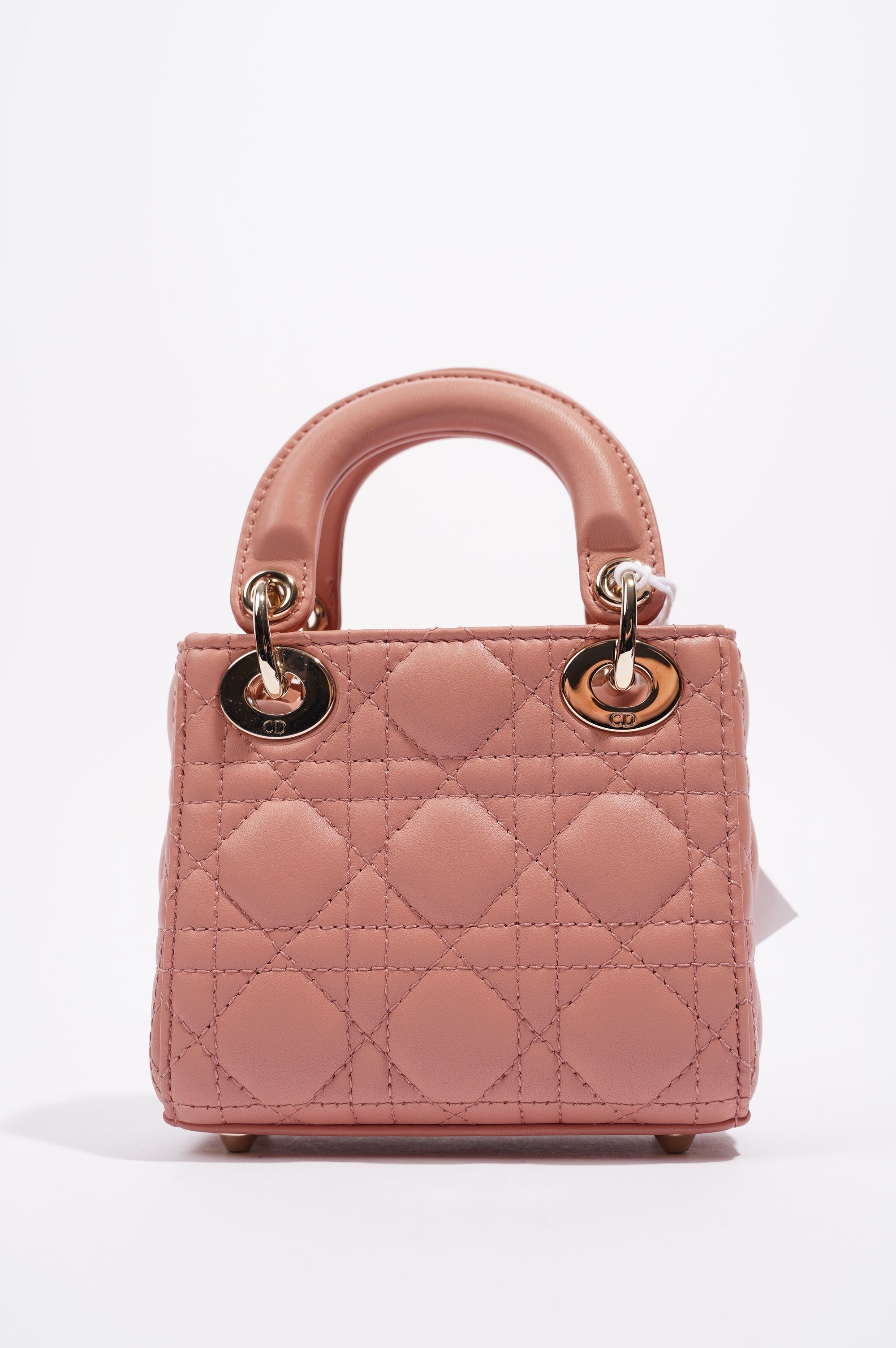 Christian Dior Womens Lady Dior Pink Micro