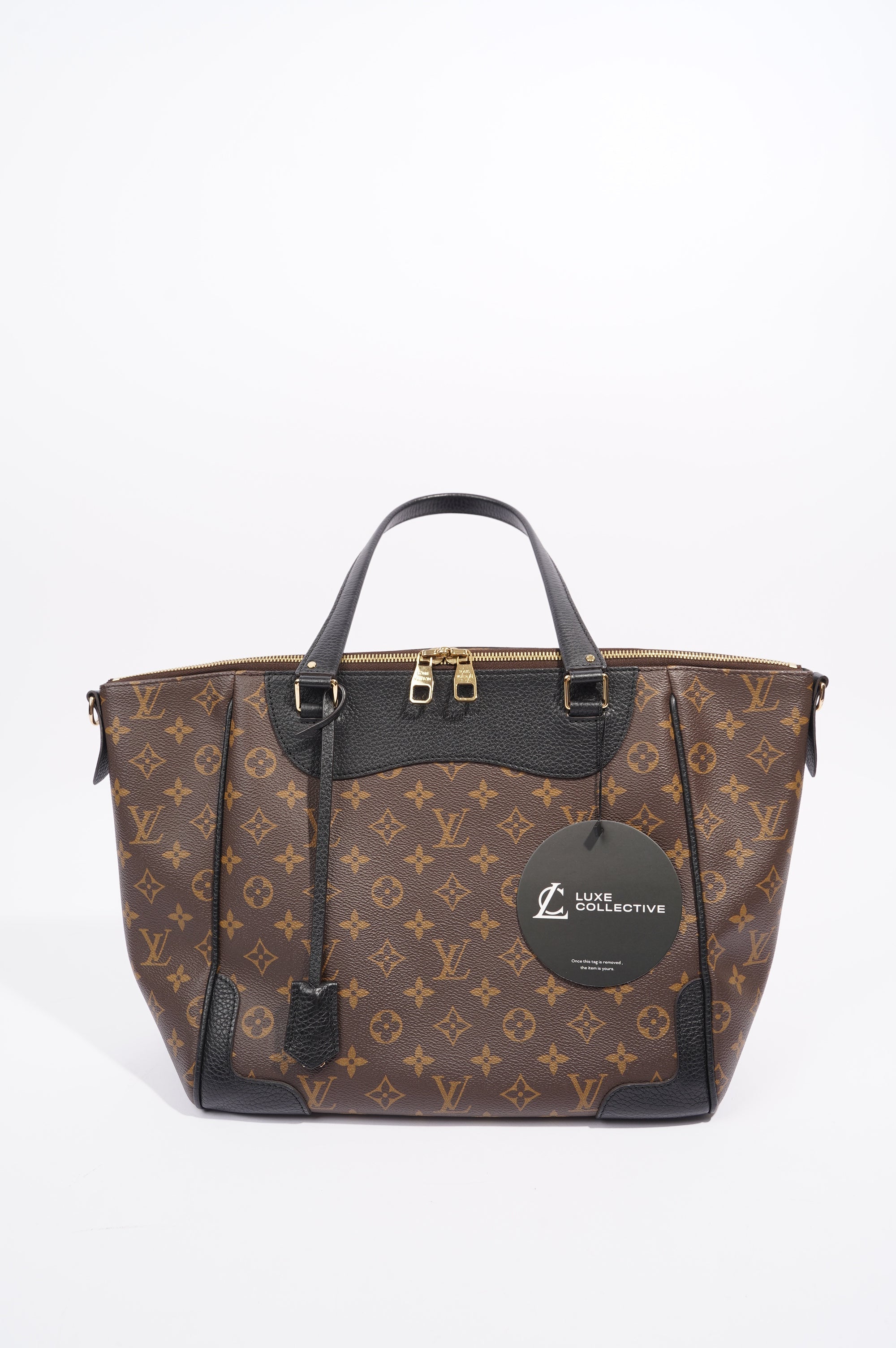 Louis Vuitton Womens Estrela Tote Bag Monogram / Black MM
