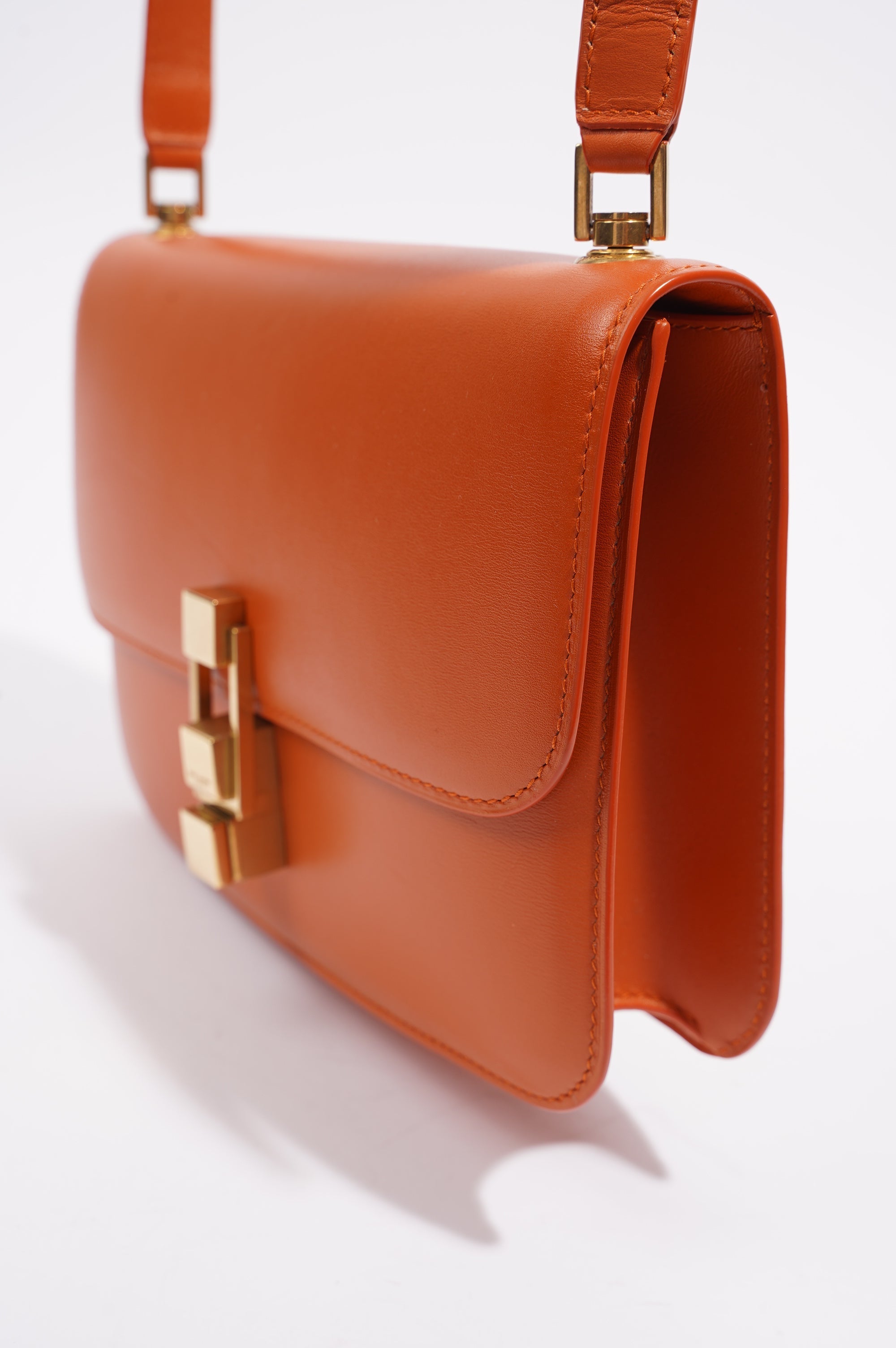 Saint Laurent Womens Le Carre Orange