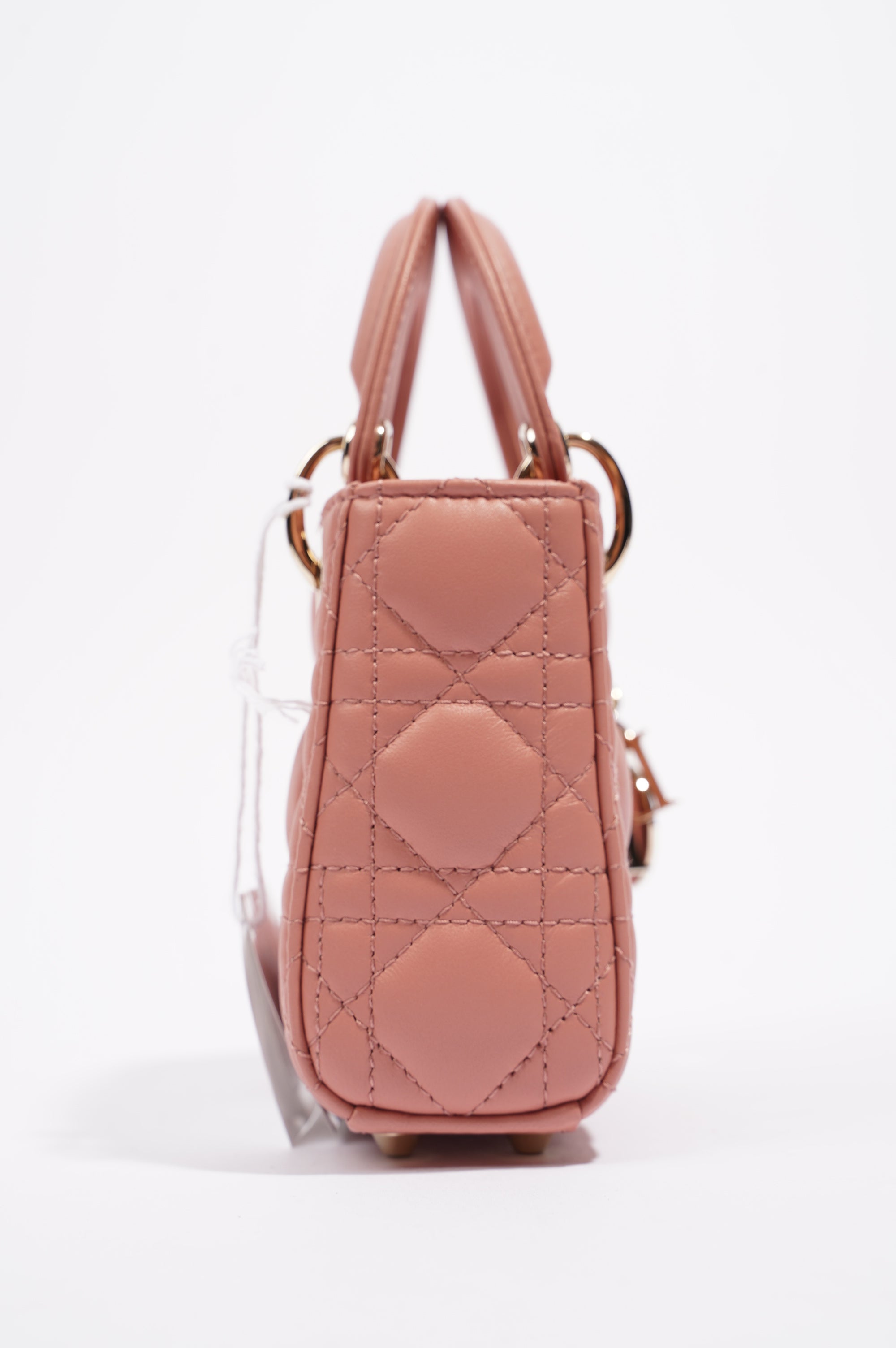 Christian Dior Womens Lady Dior Pink Micro