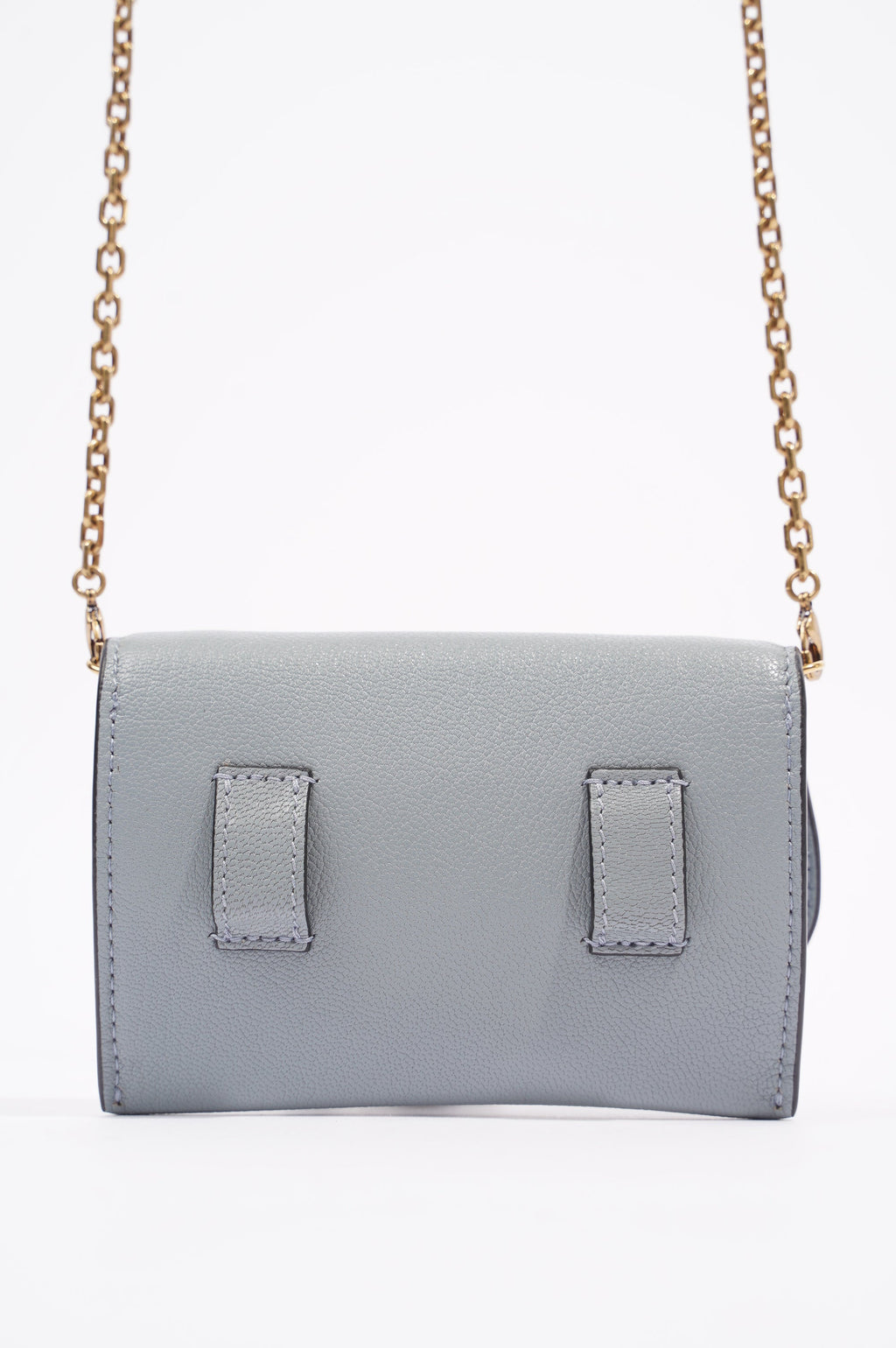 Christian Dior Womens Saddle Pouch Baby Blue Nano