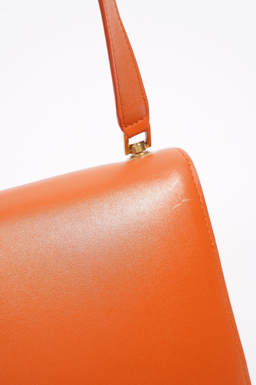 Saint Laurent Womens Le Carre Orange