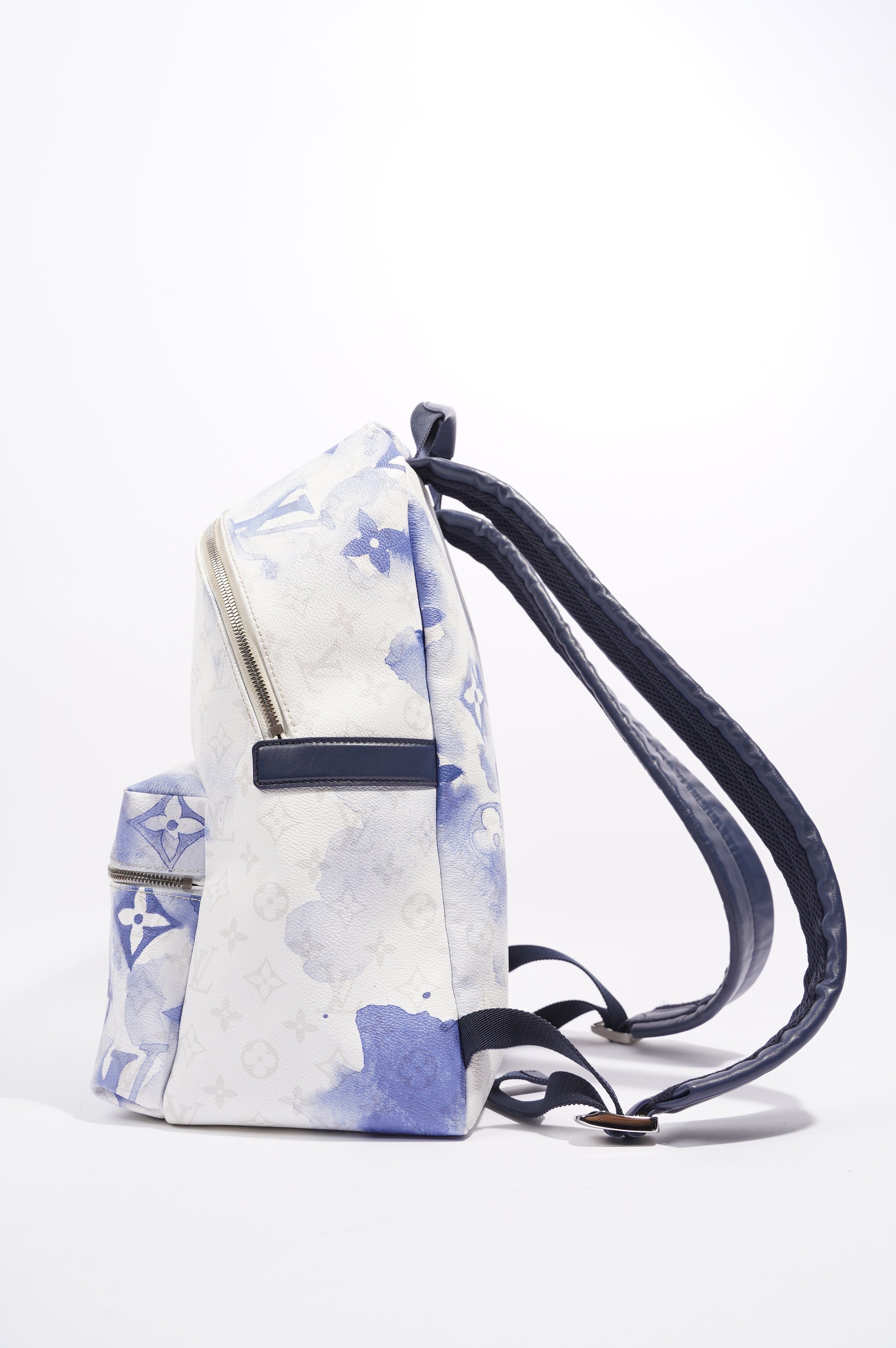 Louis Vuitton Womens Discovery Limited Edition Backpack Monogram / Blue
