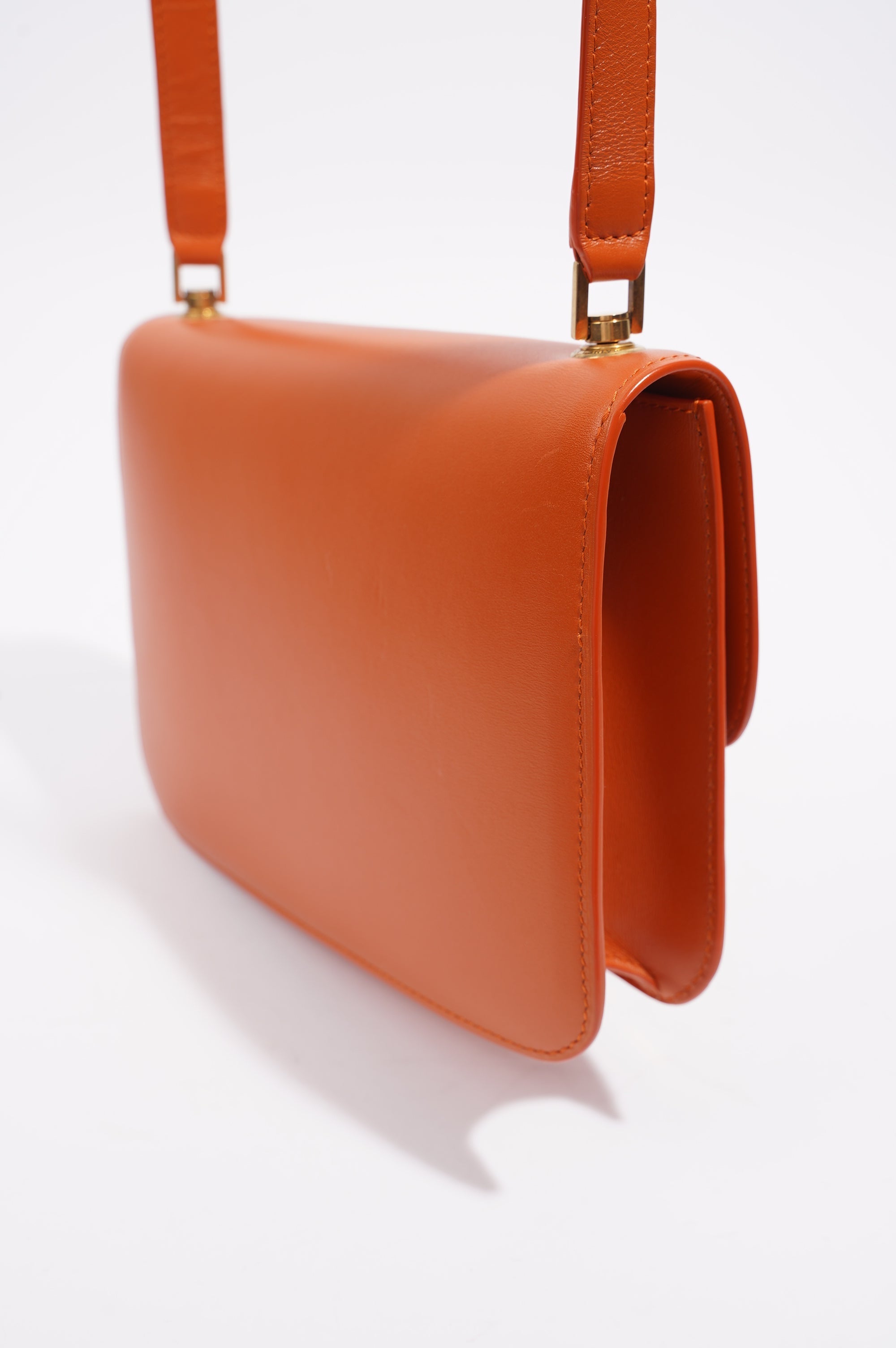Saint Laurent Womens Le Carre Orange