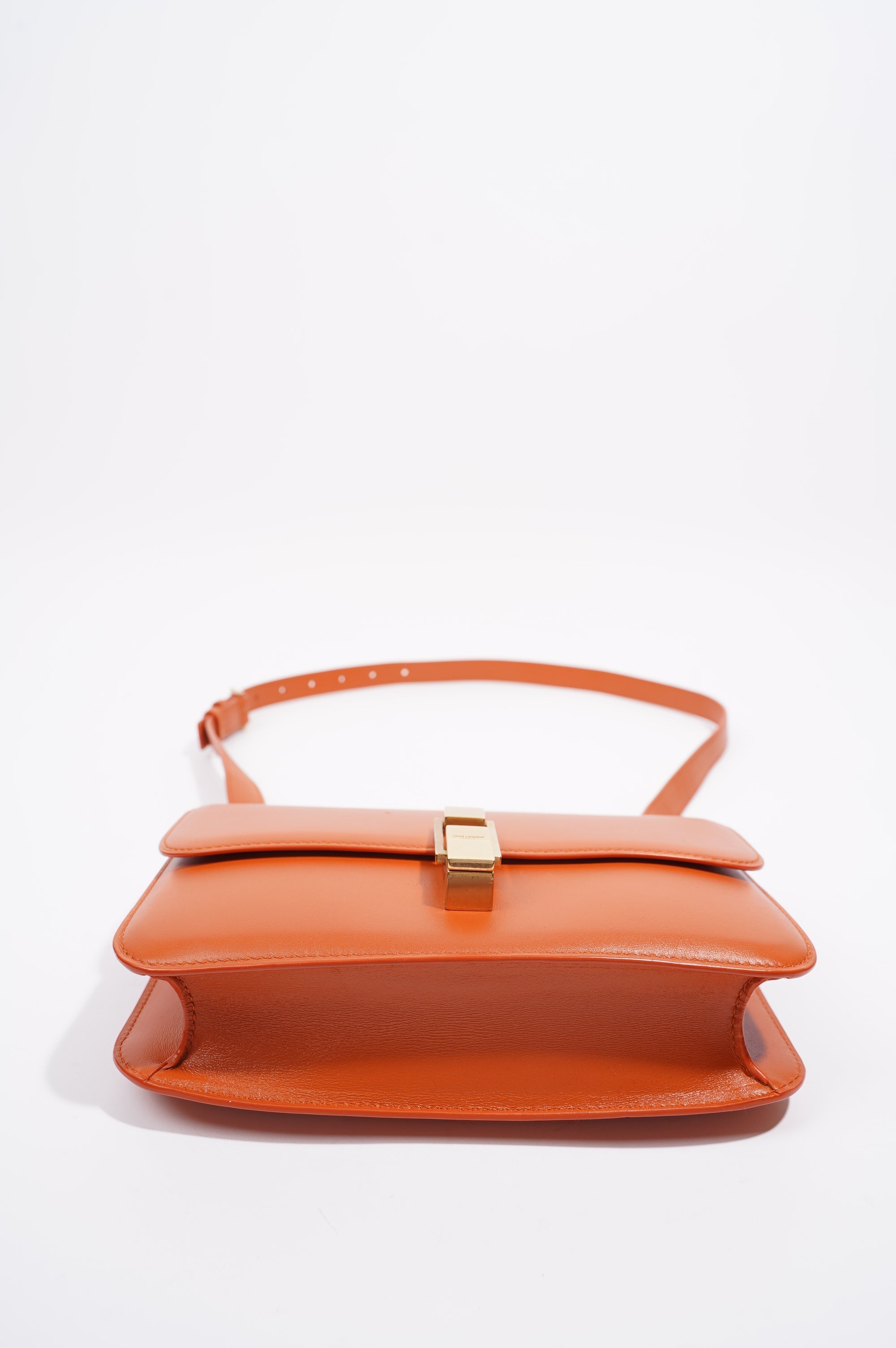 Saint Laurent Womens Le Carre Orange