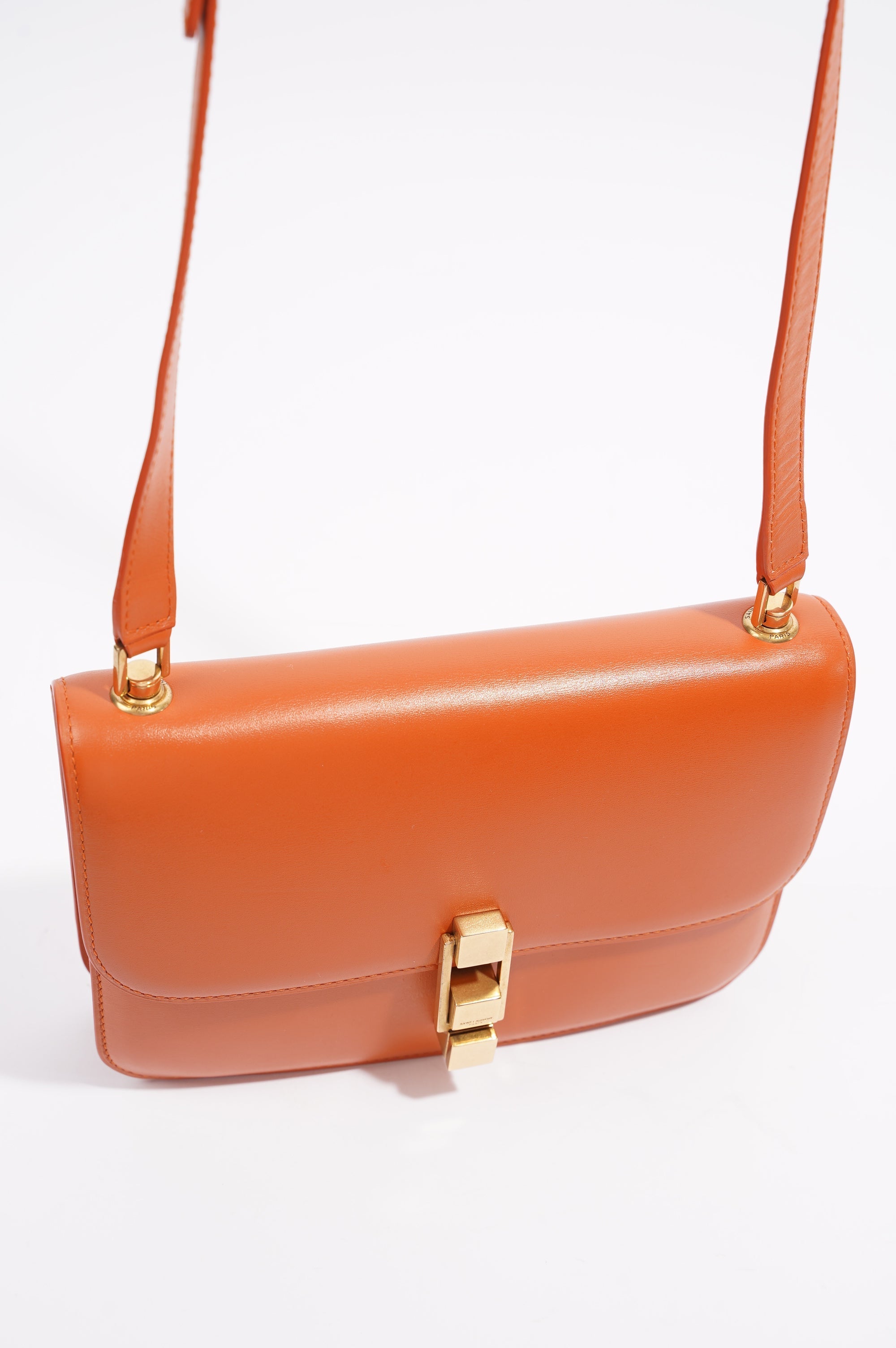 Saint Laurent Womens Le Carre Orange