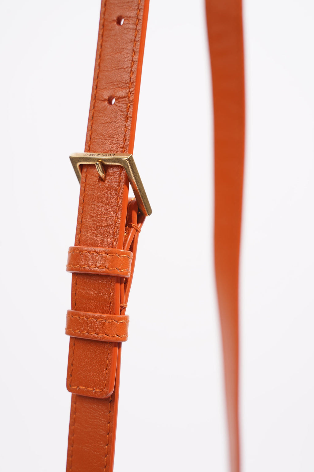 Saint Laurent Womens Le Carre Orange