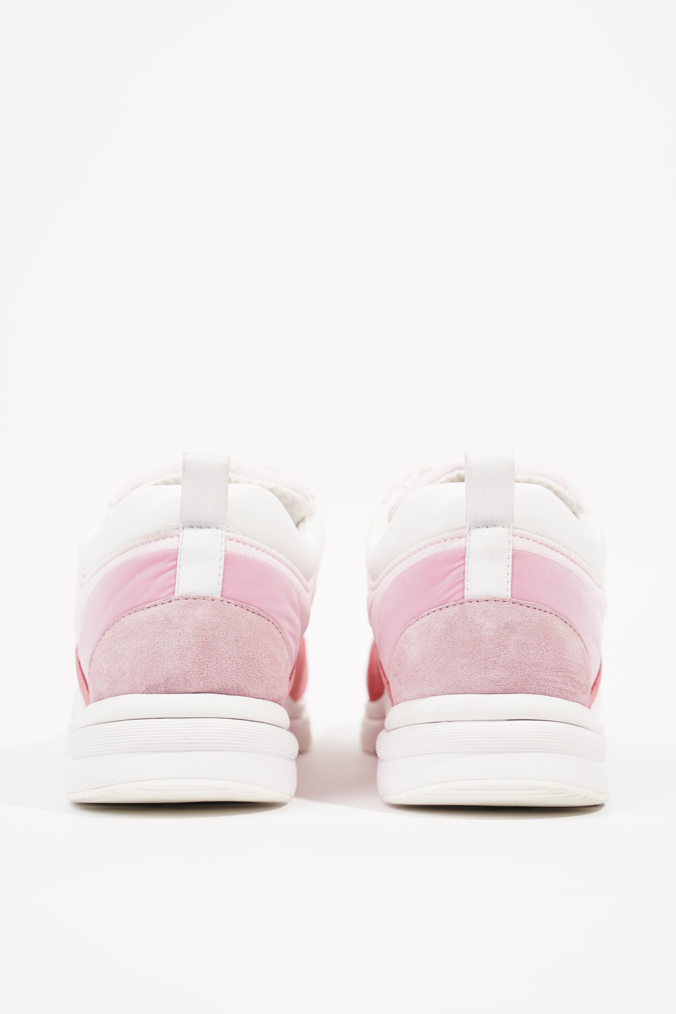 Chanel Womens CC Logo Pink / White EU 41 / UK 8