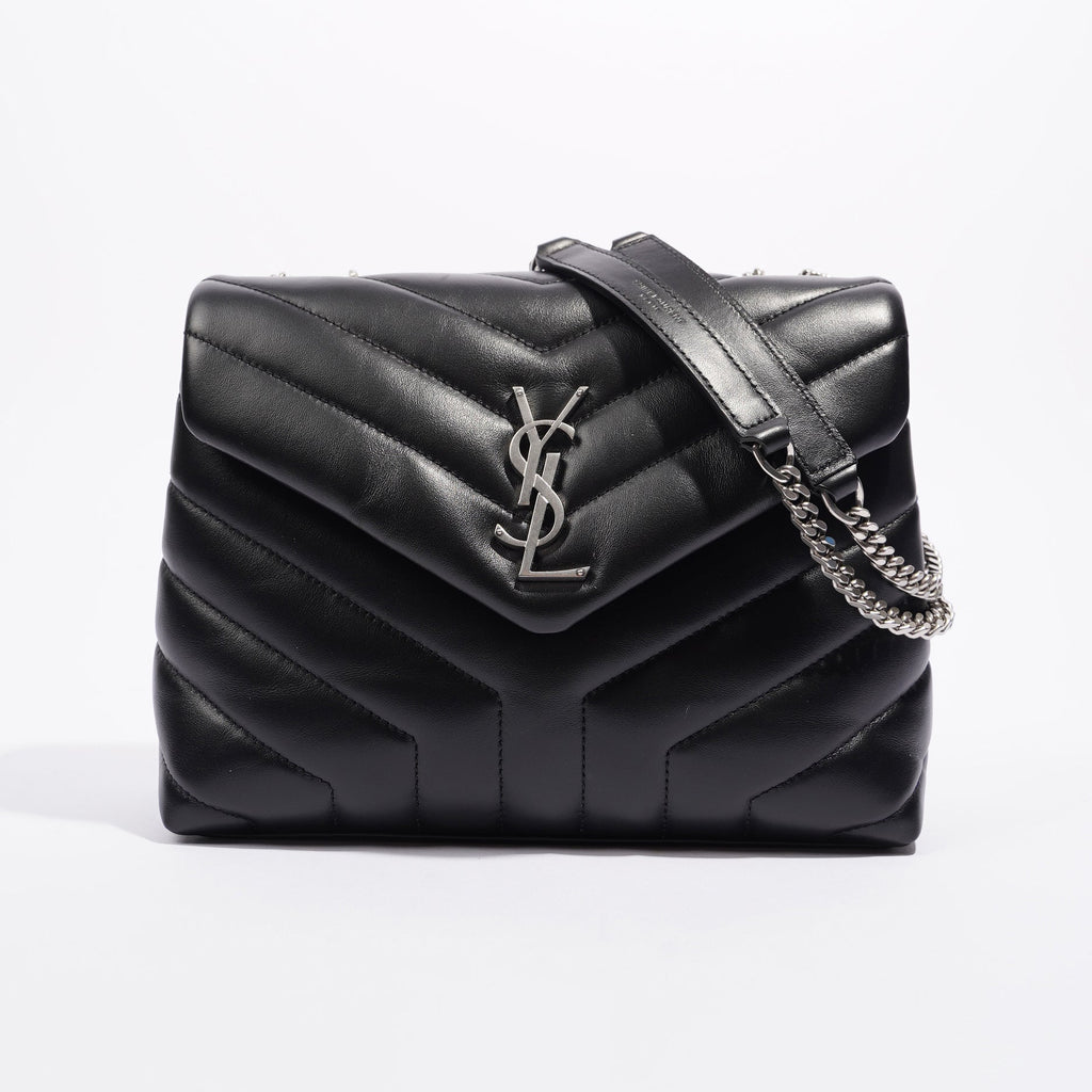 Saint Laurent Lou Lou Black / Silver Small