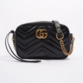Gucci Womens Marmont Zip Black / Gold Mini