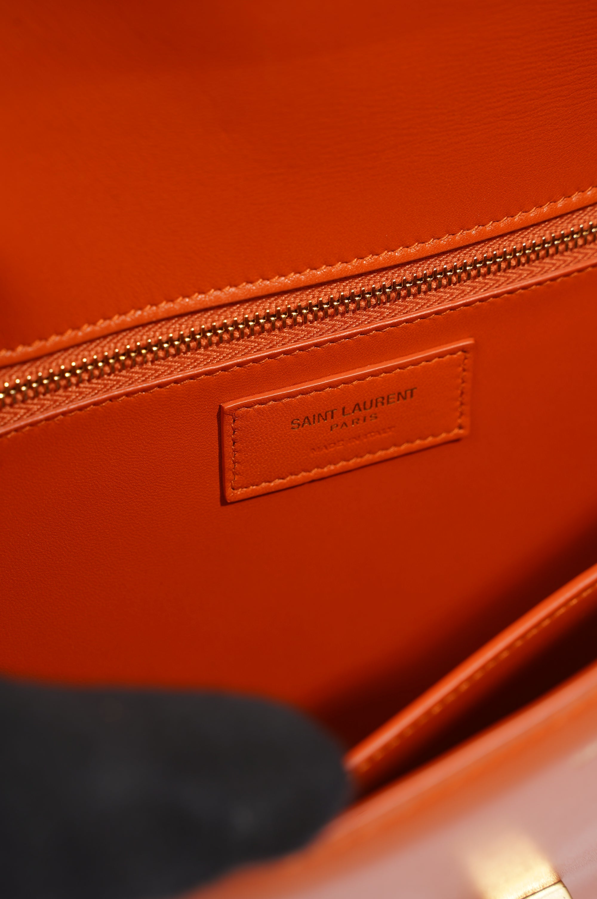 Saint Laurent Womens Le Carre Orange