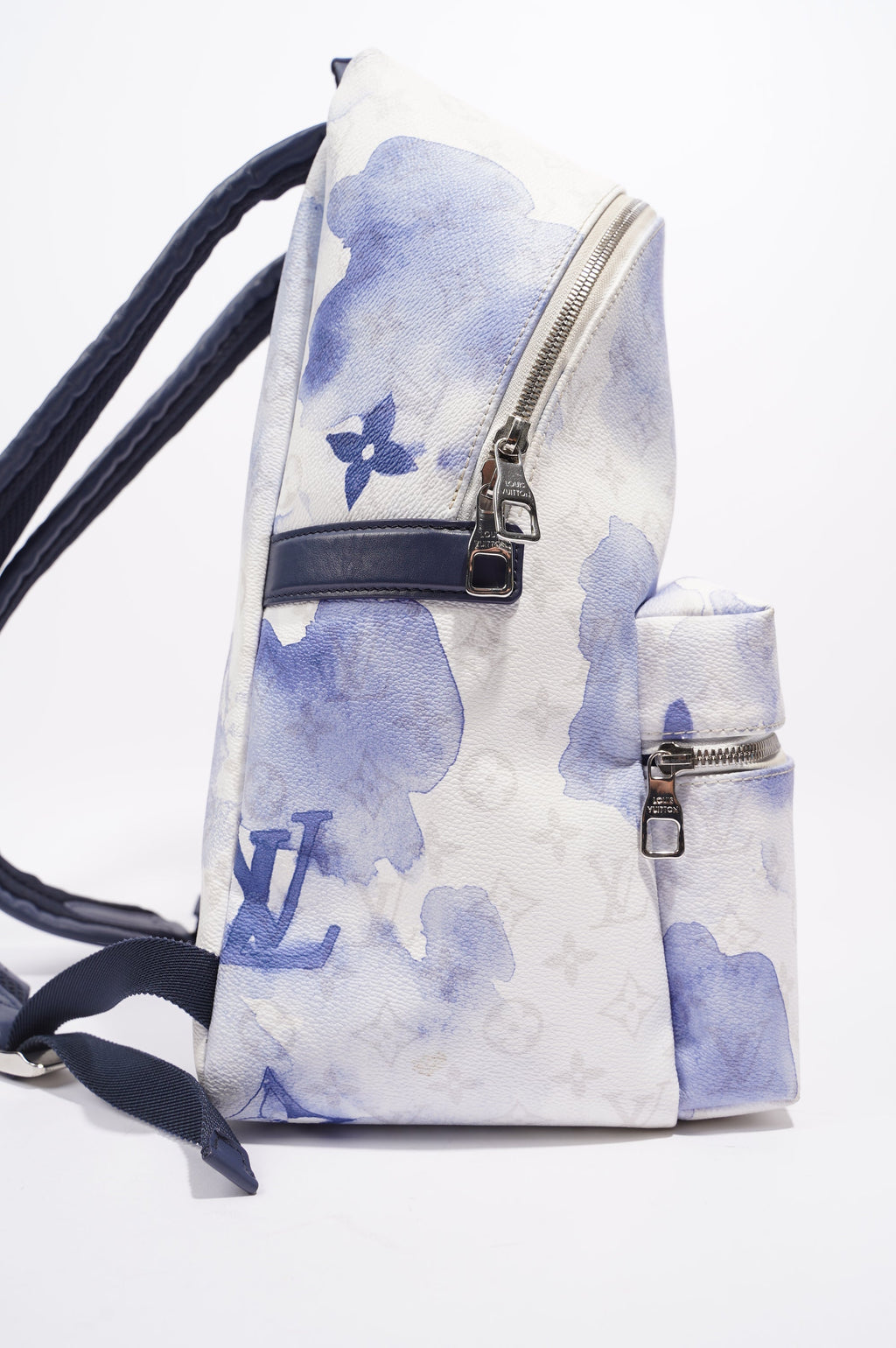Louis Vuitton Womens Discovery Limited Edition Backpack Monogram / Blue