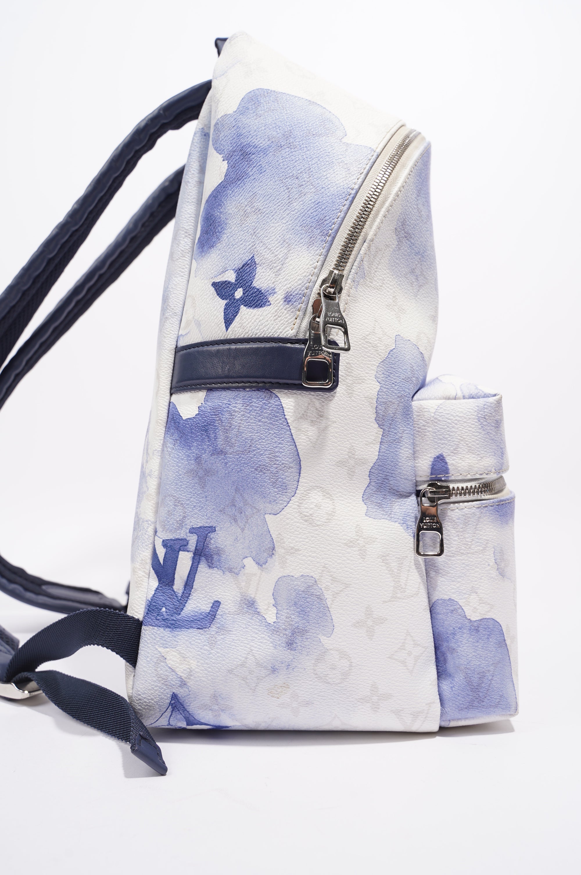 Louis Vuitton Womens Discovery Limited Edition Backpack Monogram / Blue