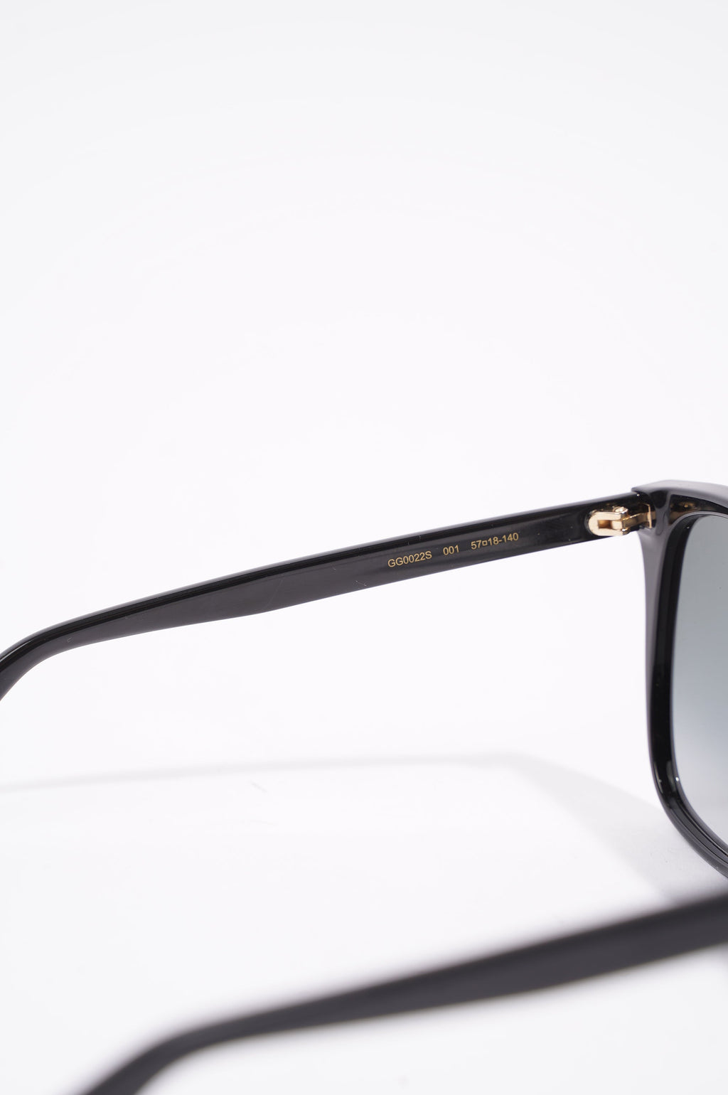 Gucci Womens GG0022S Sunglasses Black 140
