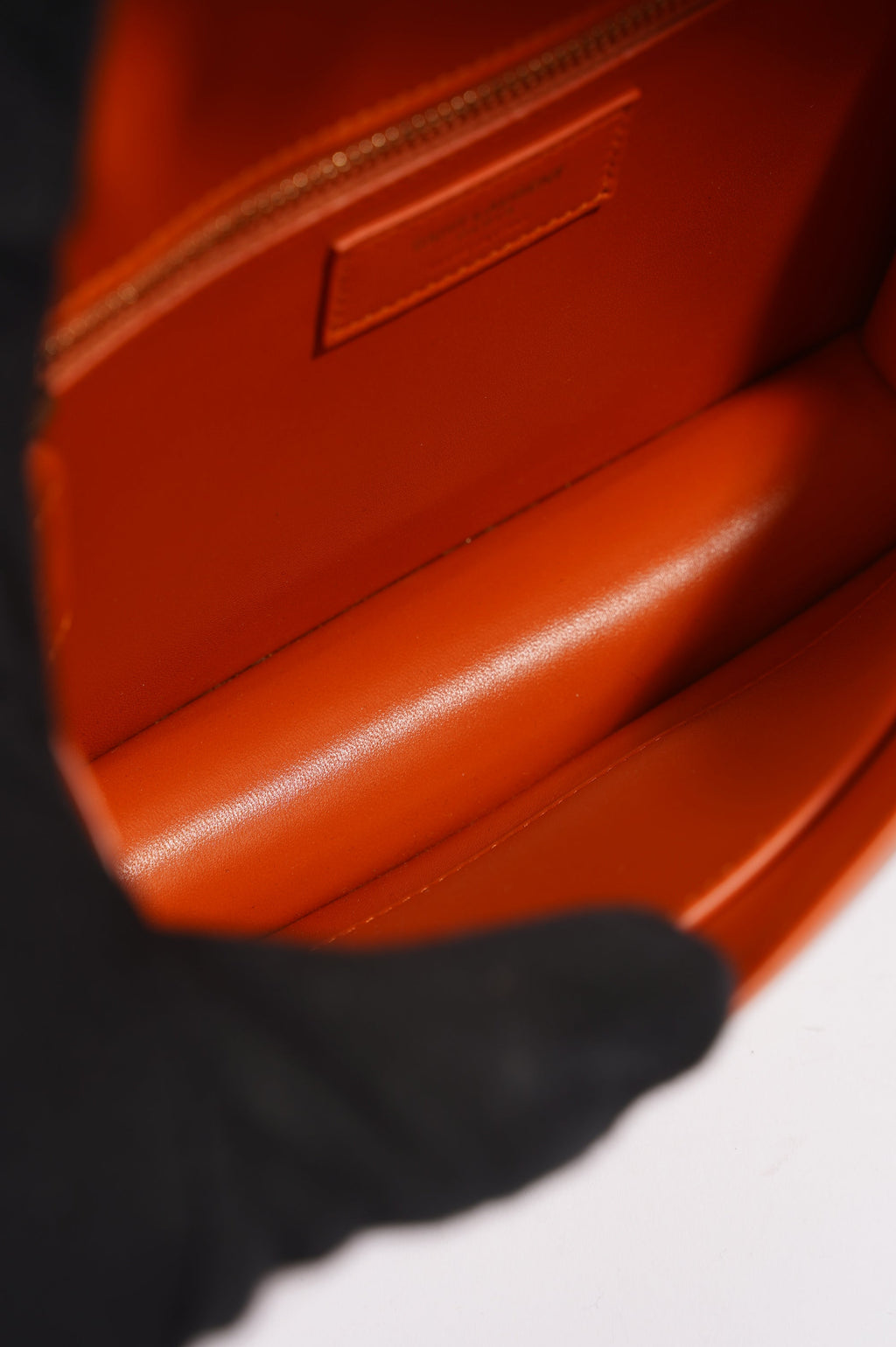 Saint Laurent Womens Le Carre Orange