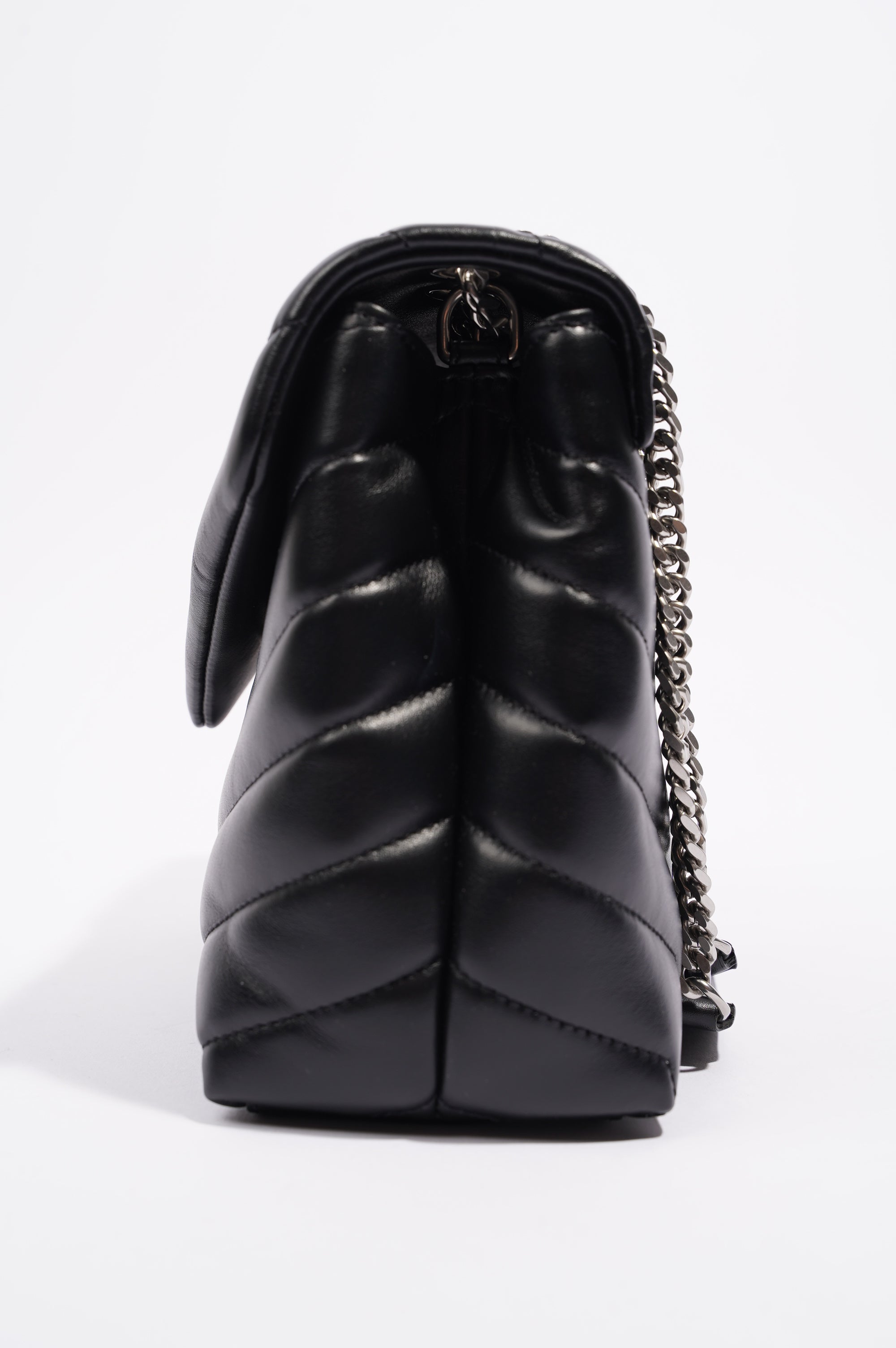 Saint Laurent Lou Lou Black / Silver Small