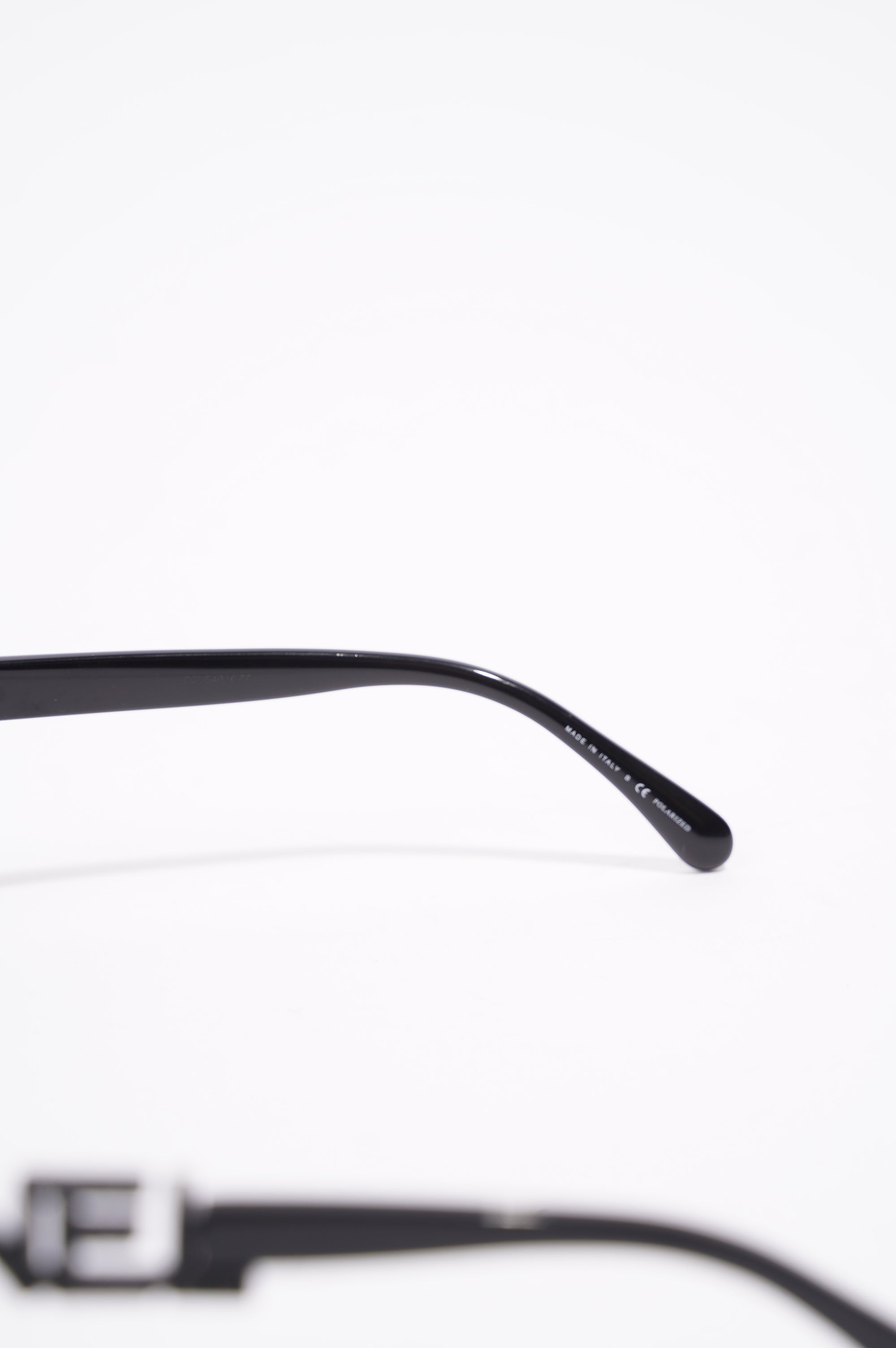 Chanel Womens 5422-B Square Sunglasses Black 140