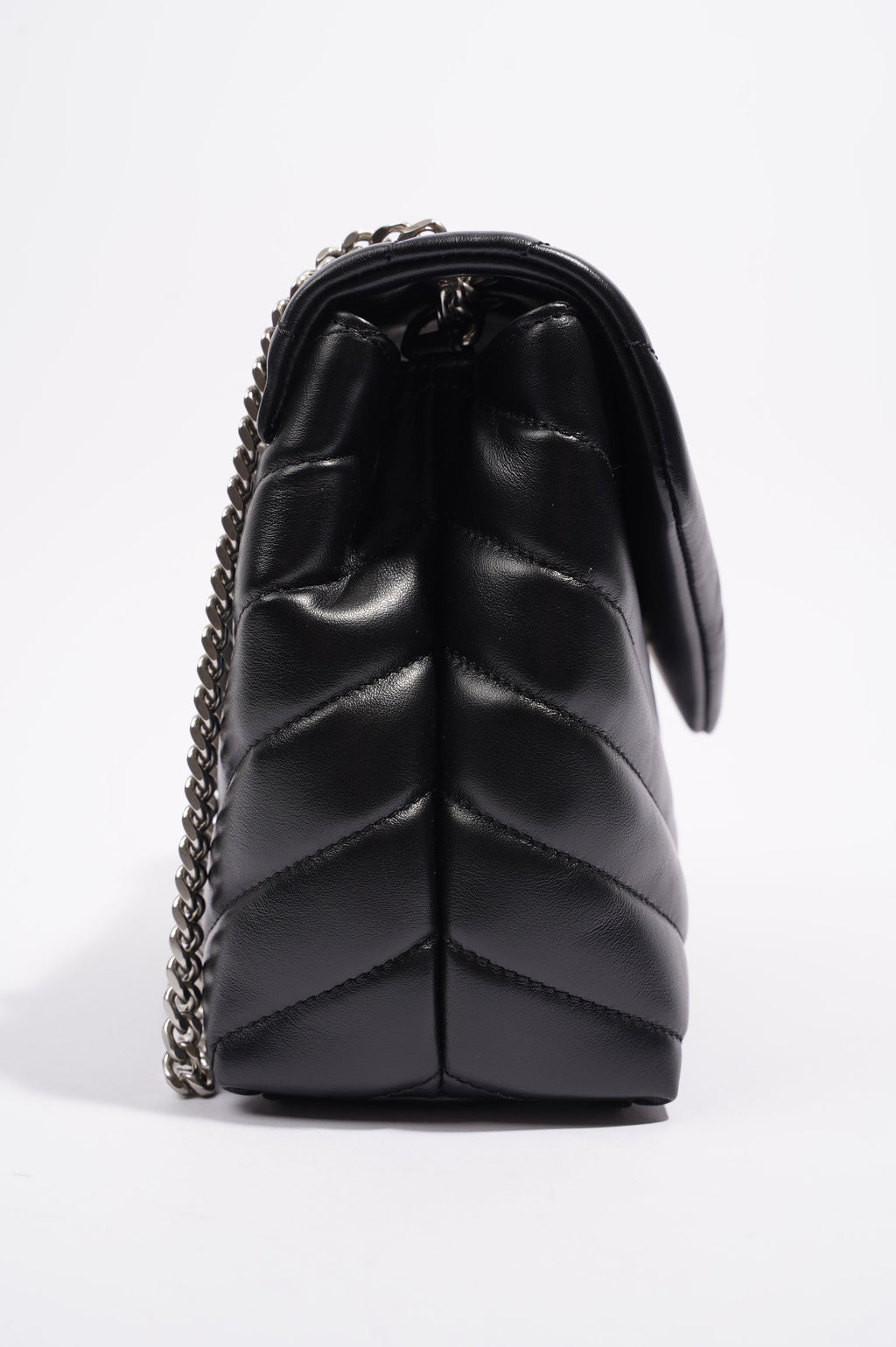 Saint Laurent Lou Lou Black / Silver Small
