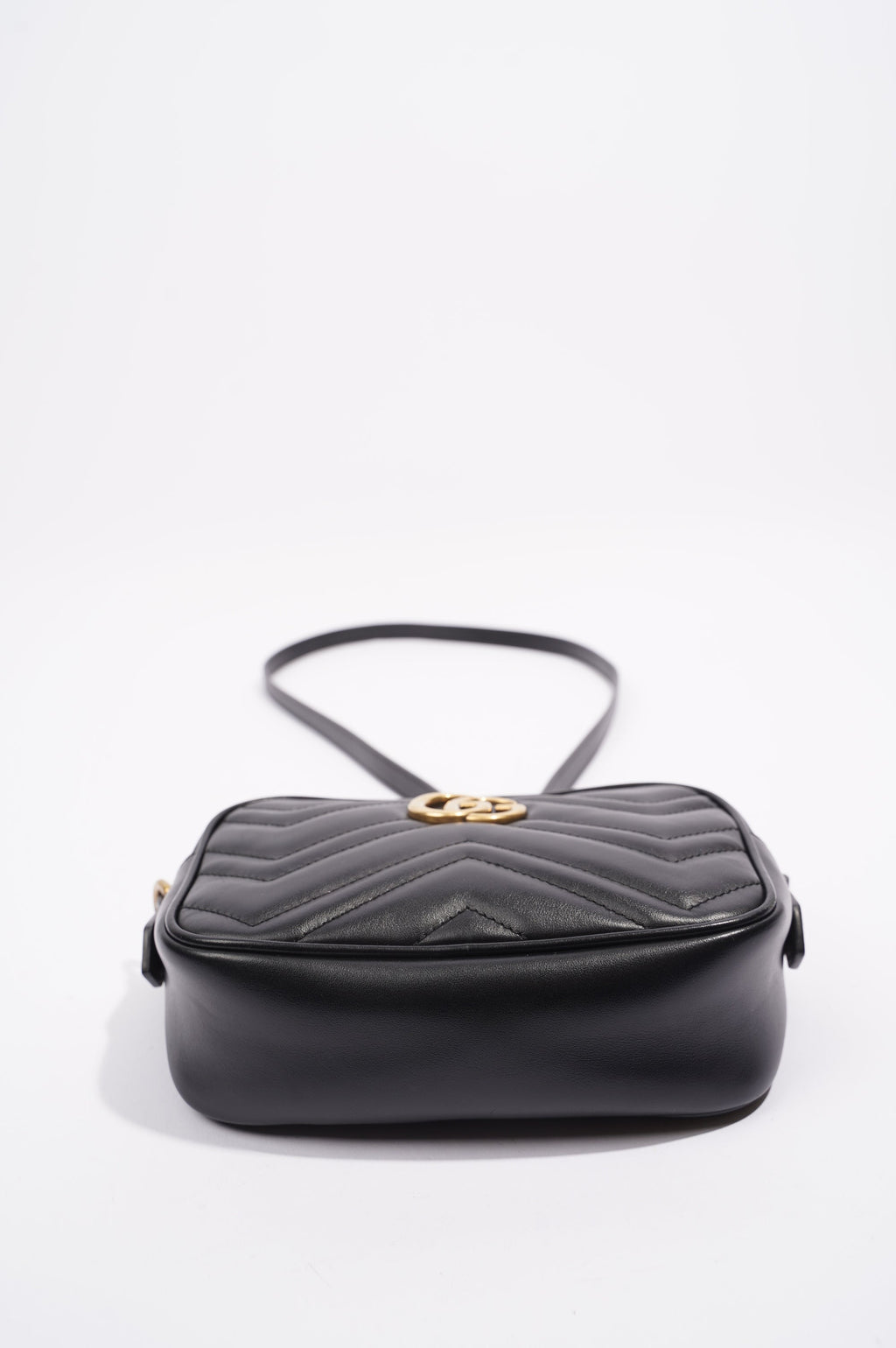Gucci Womens Marmont Zip Black / Gold Mini