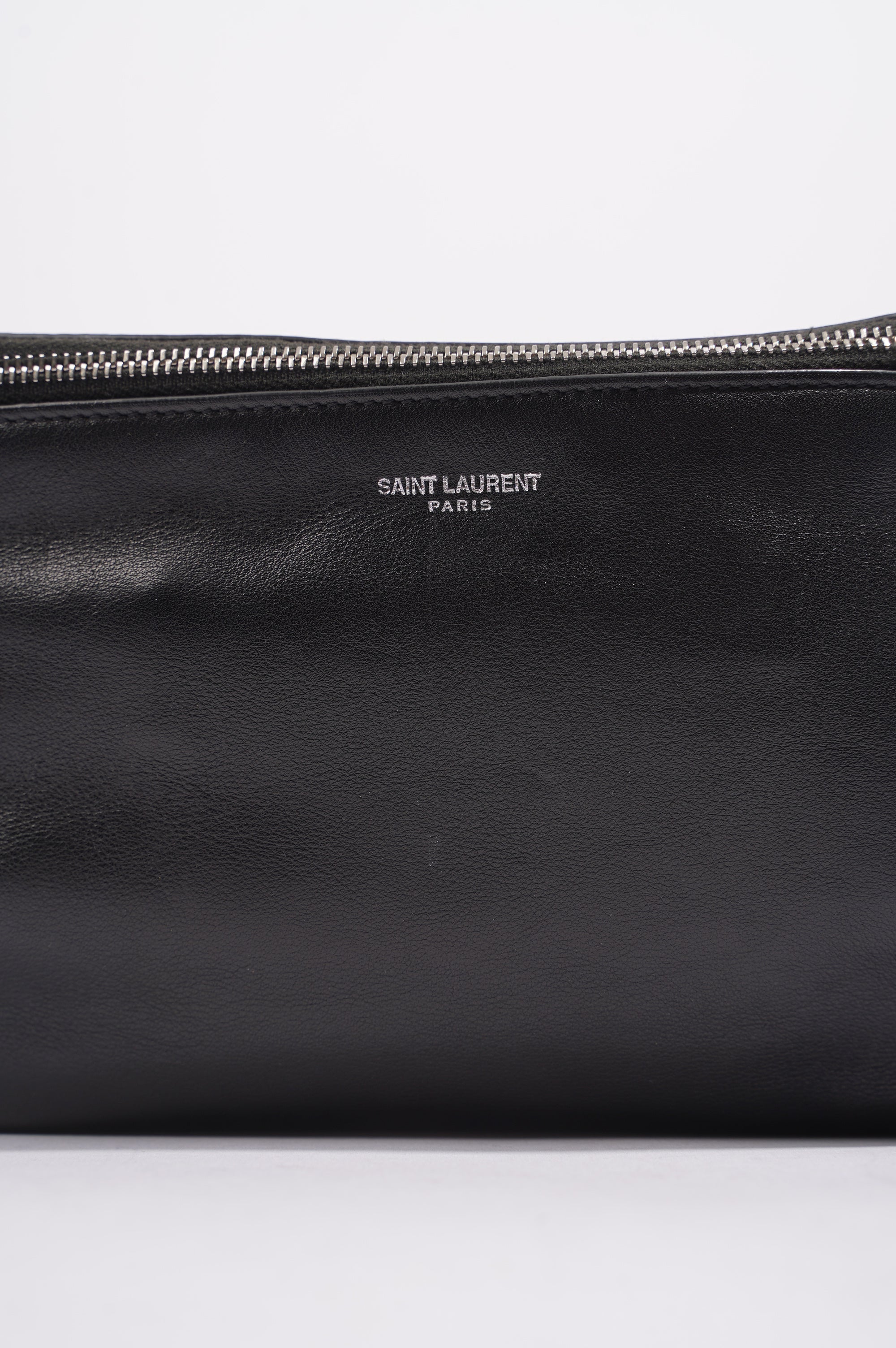 Saint Laurent Womens Leather Belt Bag Black