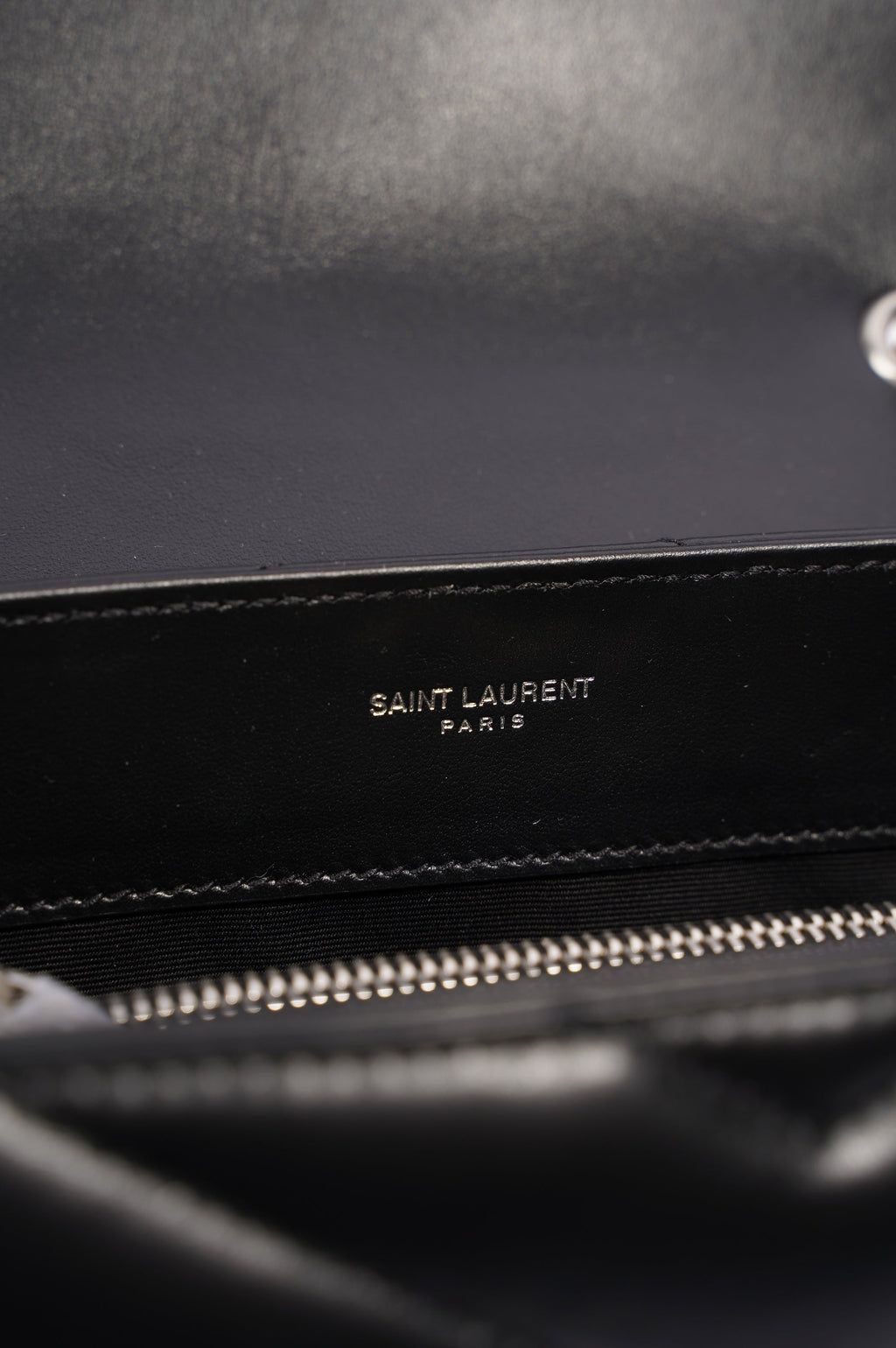Saint Laurent Lou Lou Black / Silver Small
