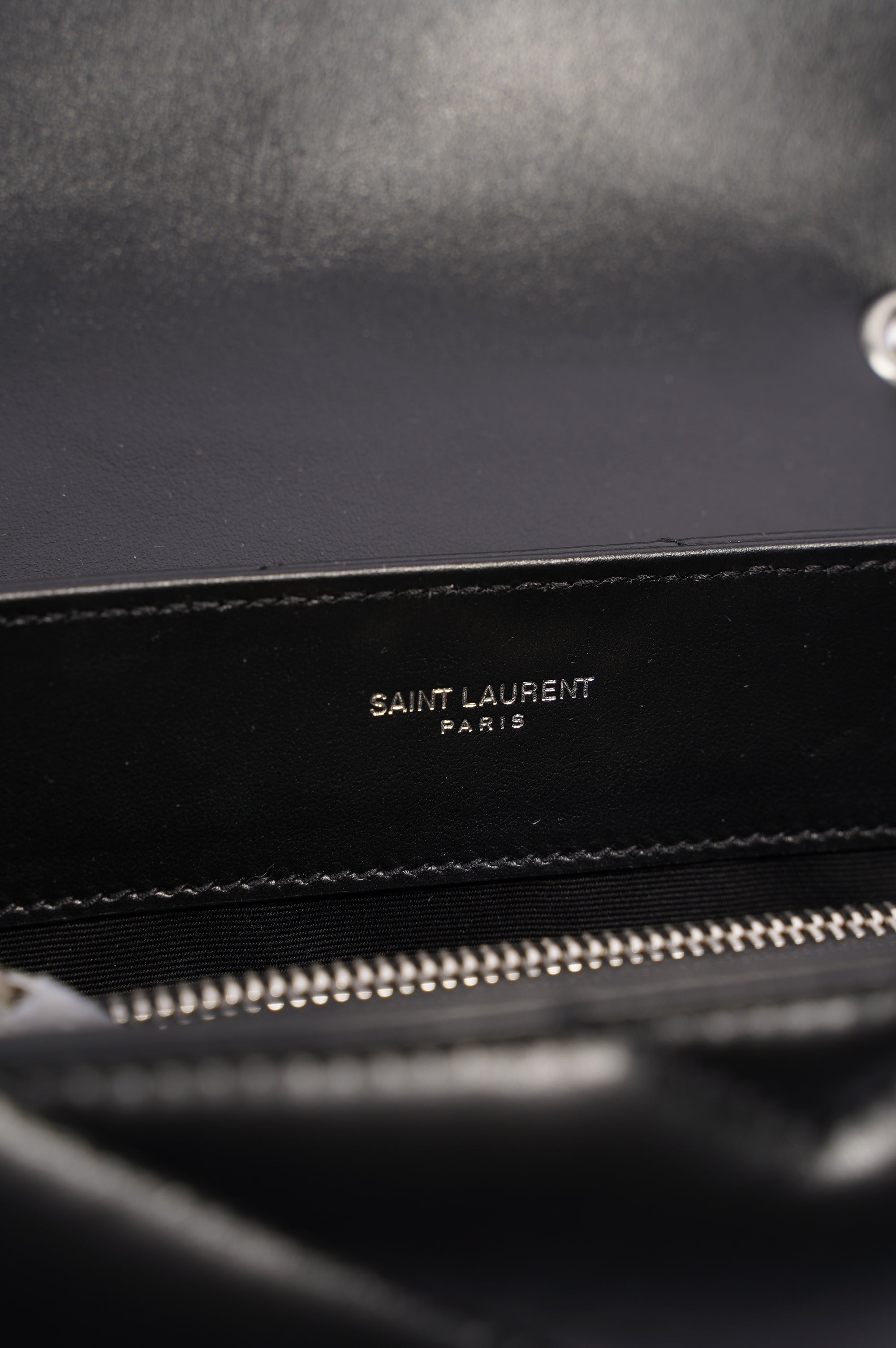 Saint Laurent Lou Lou Black / Silver Small