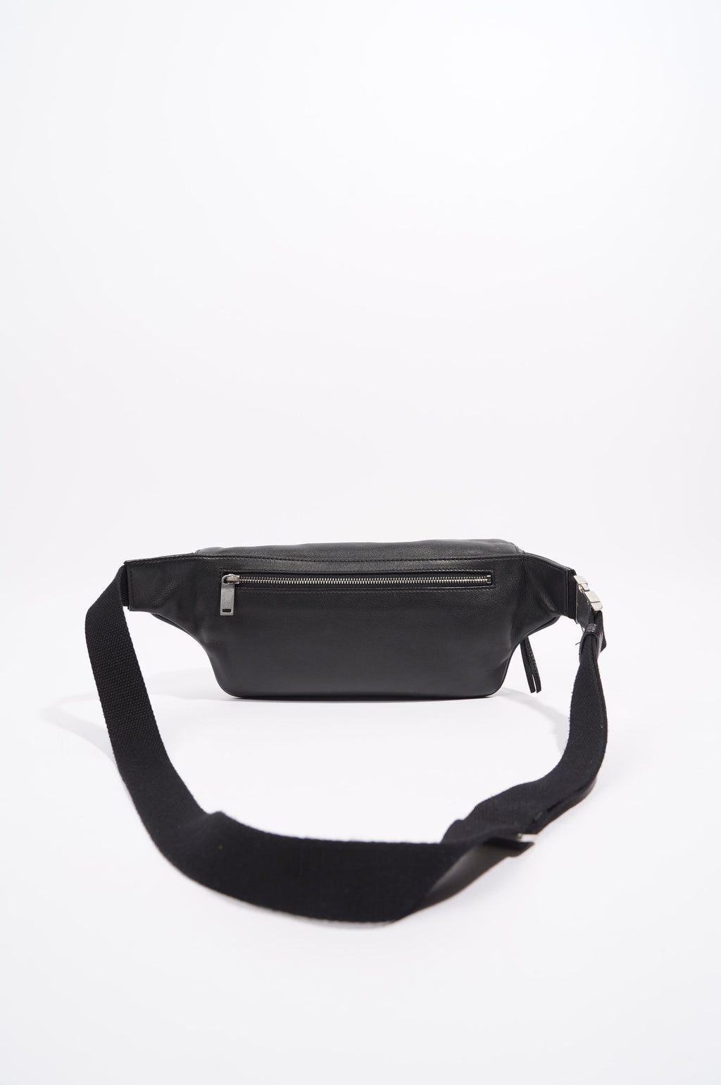 Saint Laurent Womens Leather Belt Bag Black
