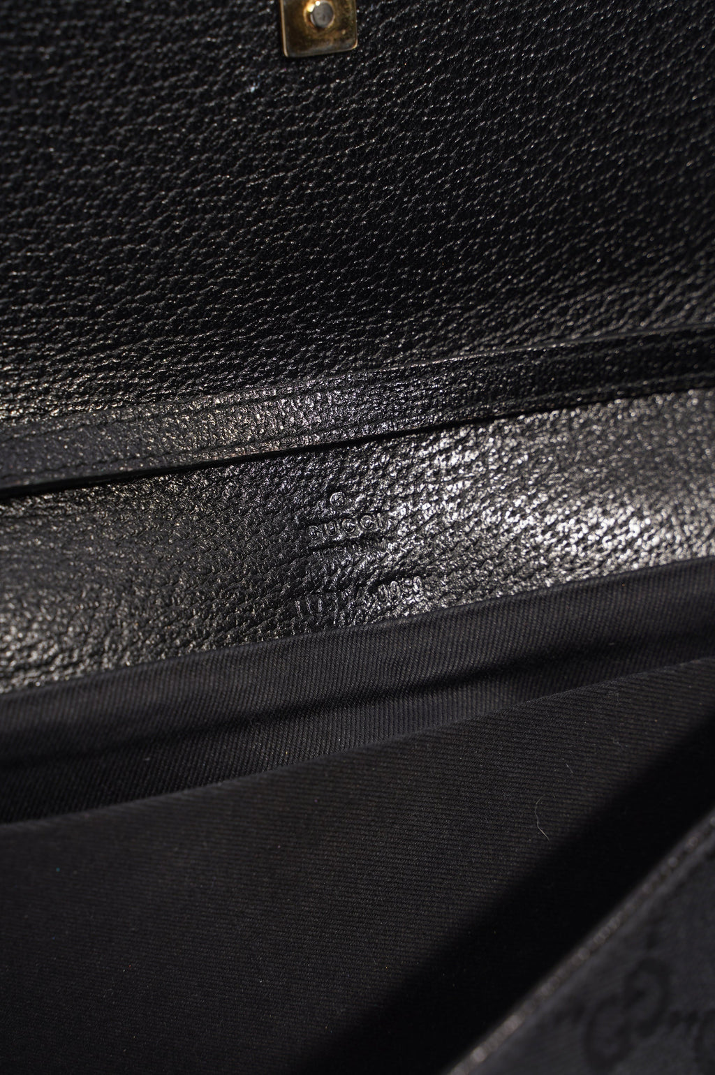 Gucci Womens Vintage Clutch Black