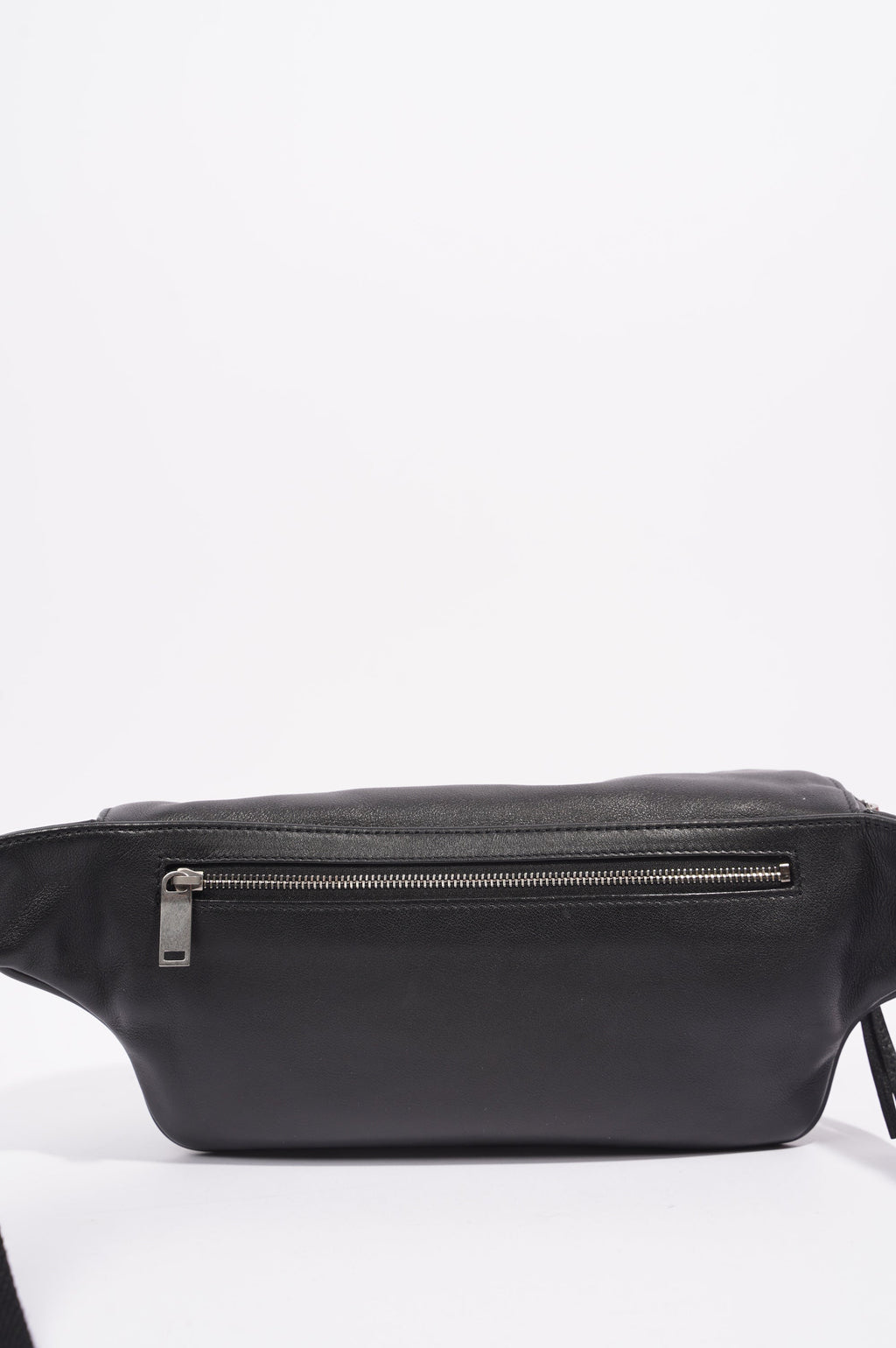 Saint Laurent Womens Leather Belt Bag Black