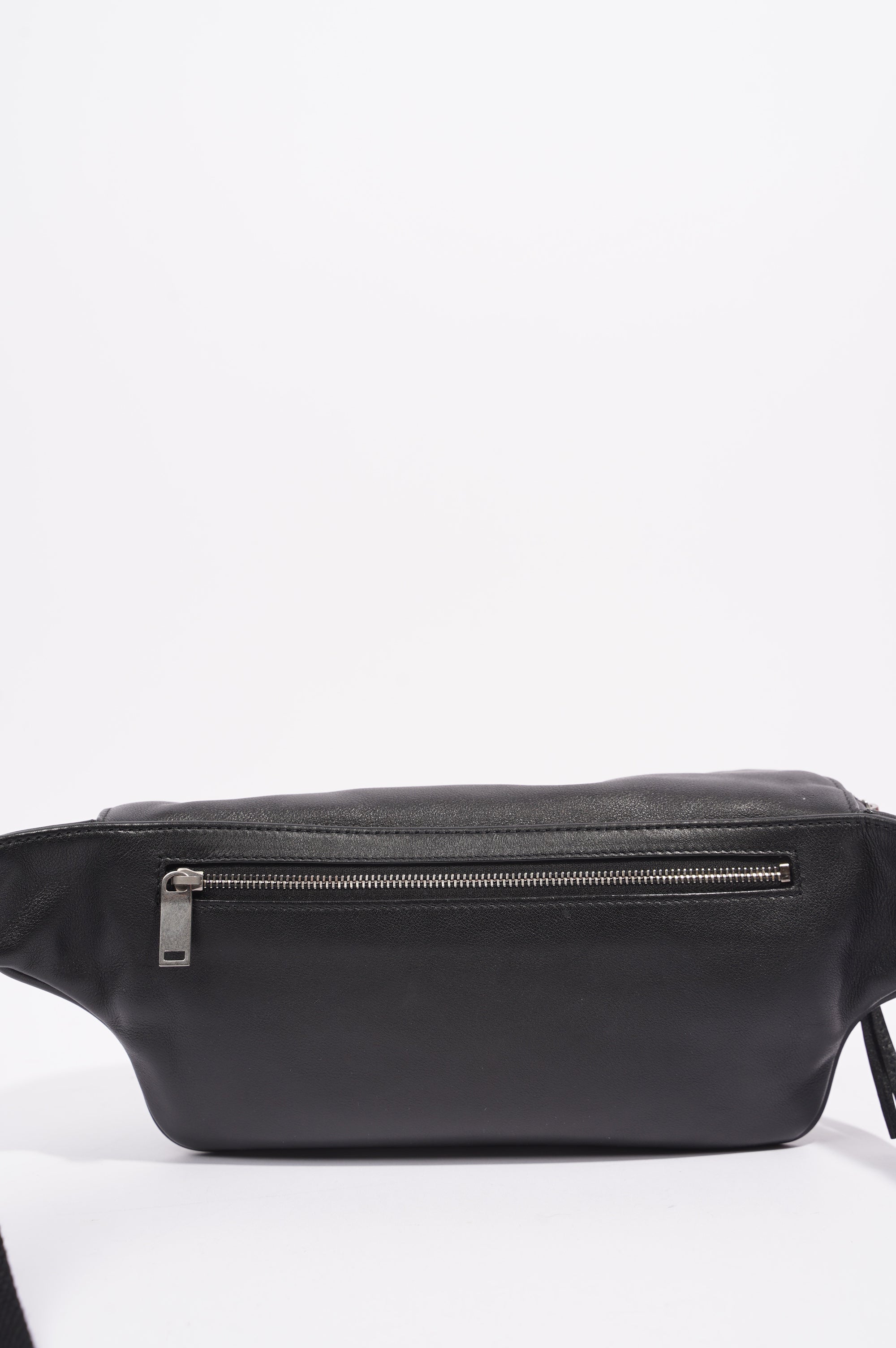 Saint Laurent Womens Leather Belt Bag Black