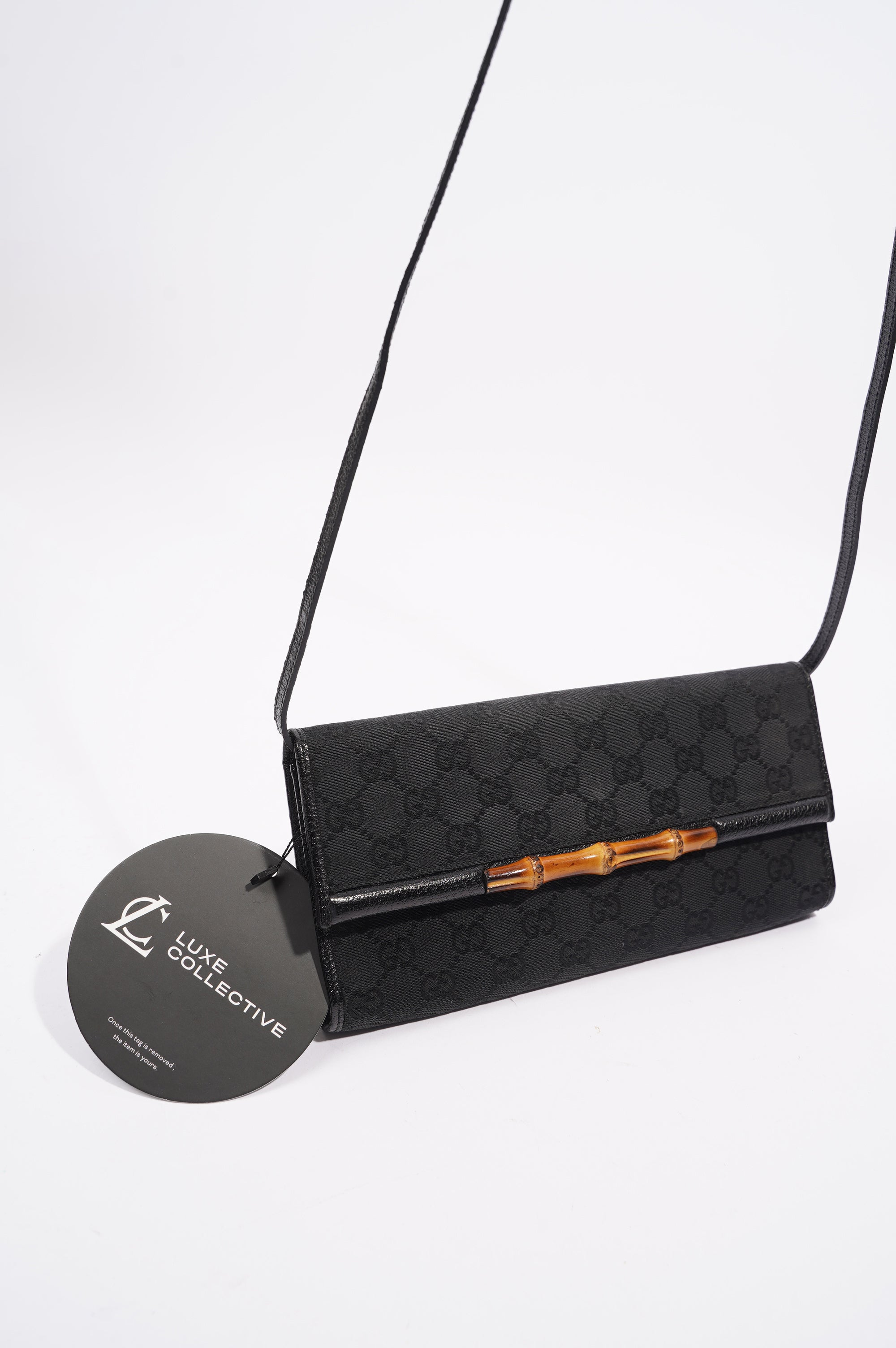 Gucci Womens Vintage Clutch Black