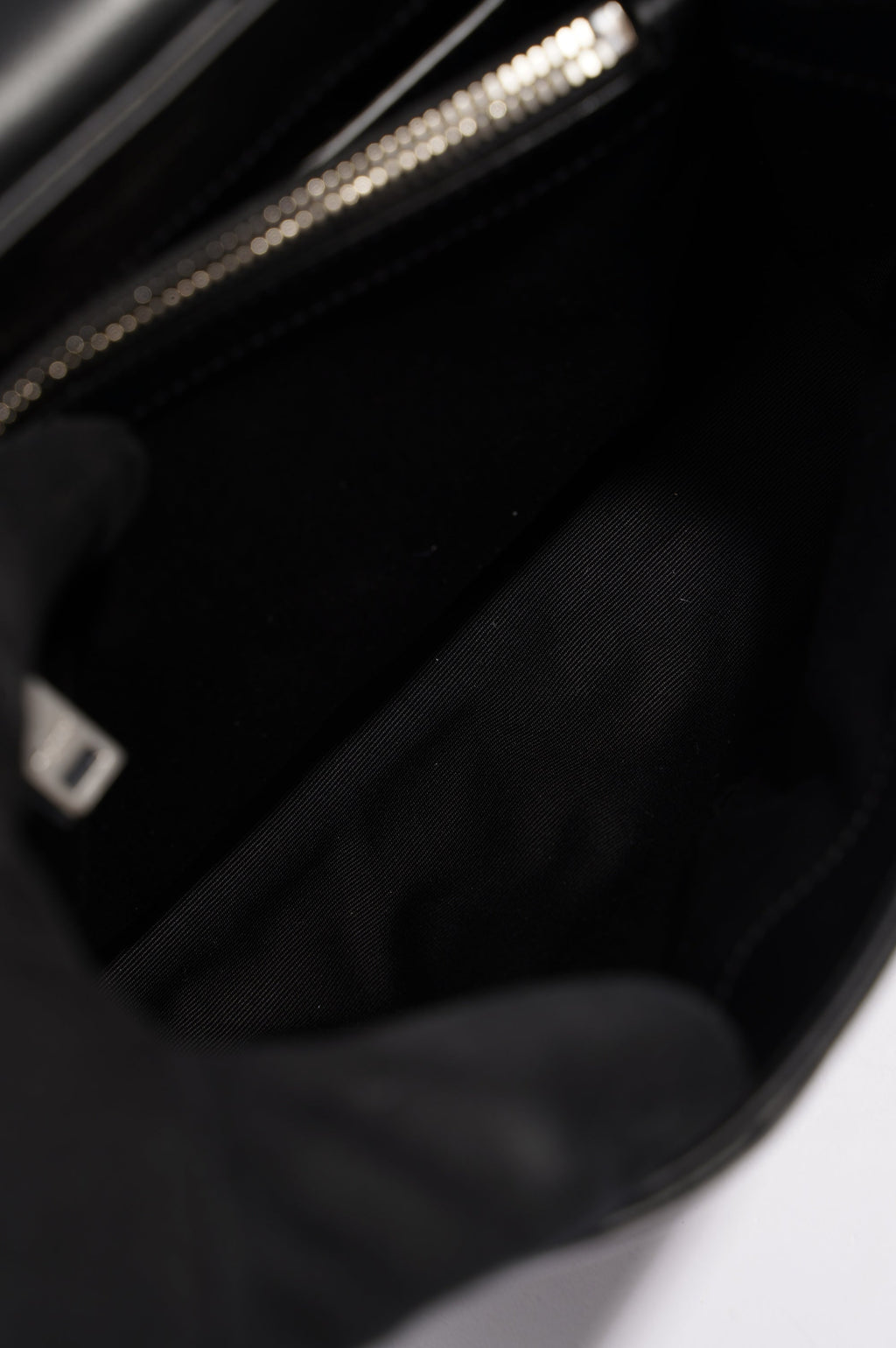 Saint Laurent Lou Lou Black / Silver Small