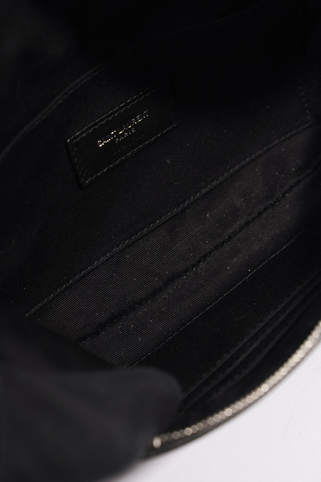 Saint Laurent Womens Leather Belt Bag Black