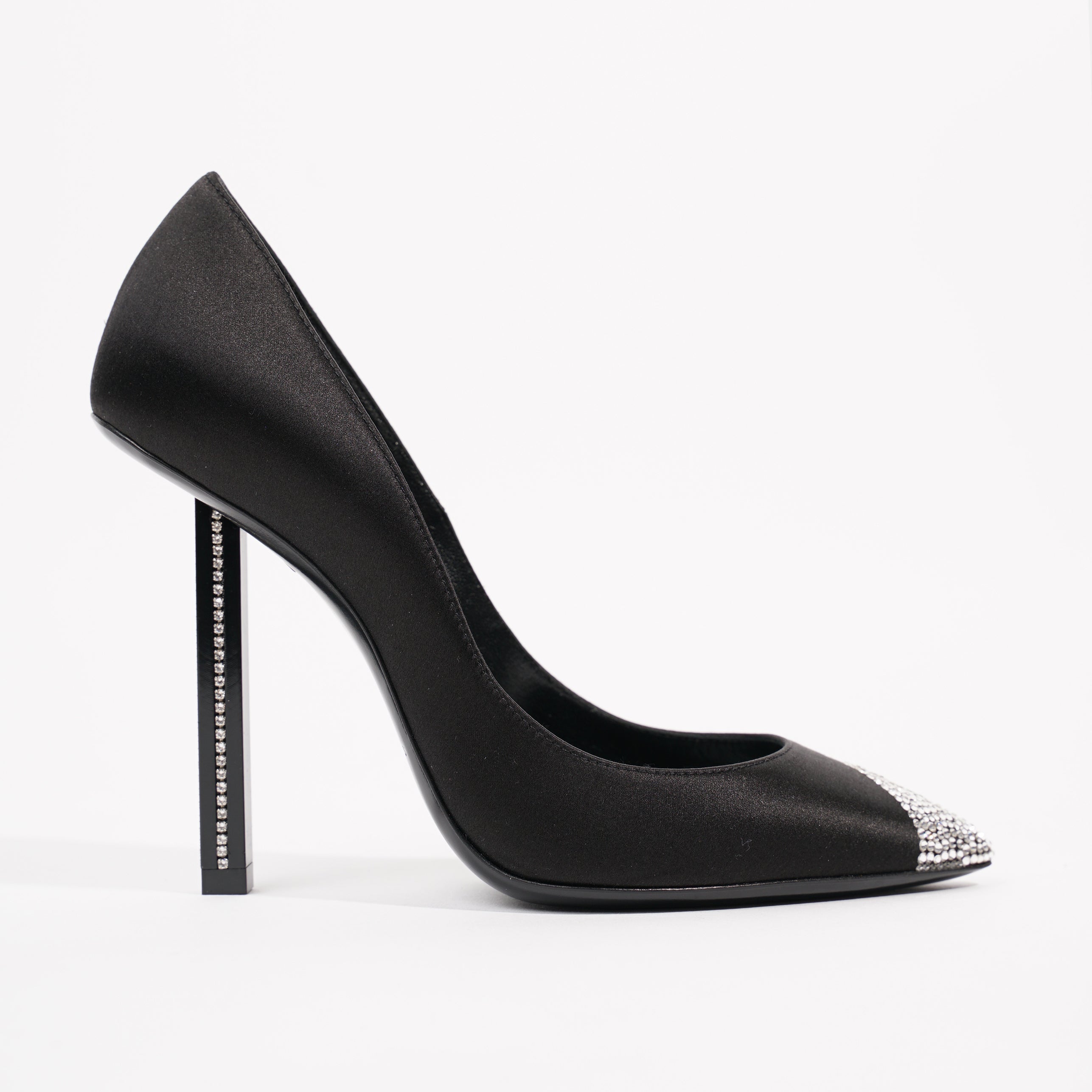 Saint Laurent Womens Tower 110 Black / Silver EU 36 / UK 3