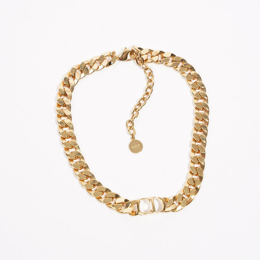 Christian Dior Womens Danseuse Etoile Chocker Gold