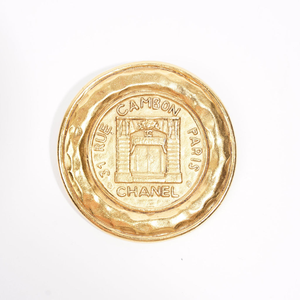 Chanel Womens 31 Rue Cambon Brooch Gold OS