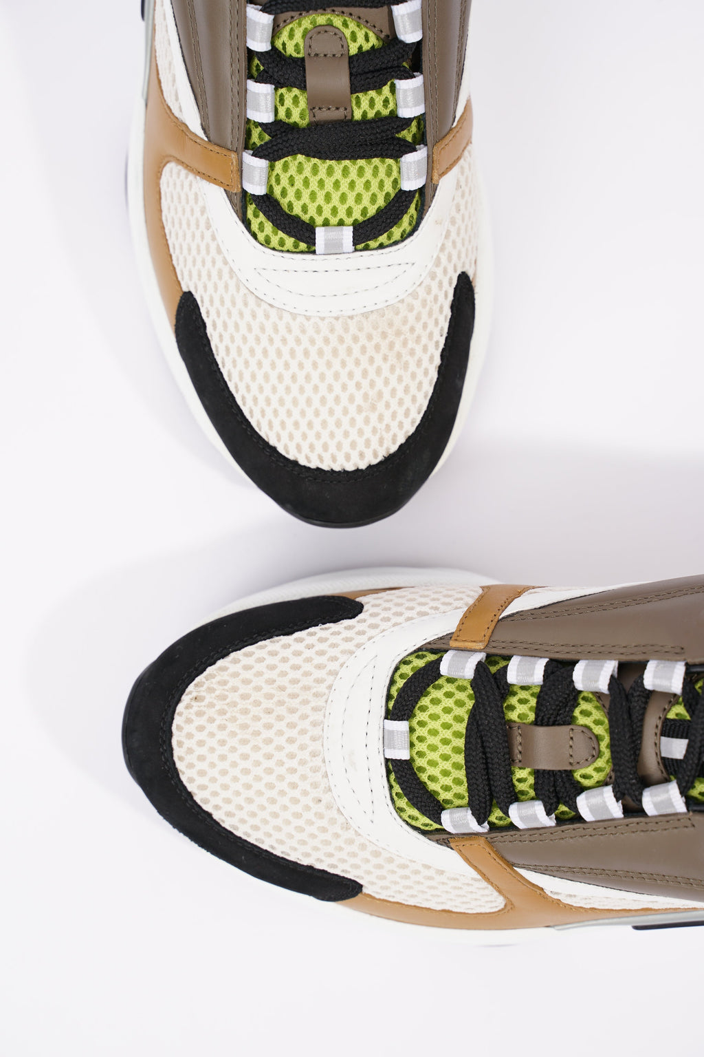 Christian Dior Mens B22 White / Brown / Green EU 40 / UK 6