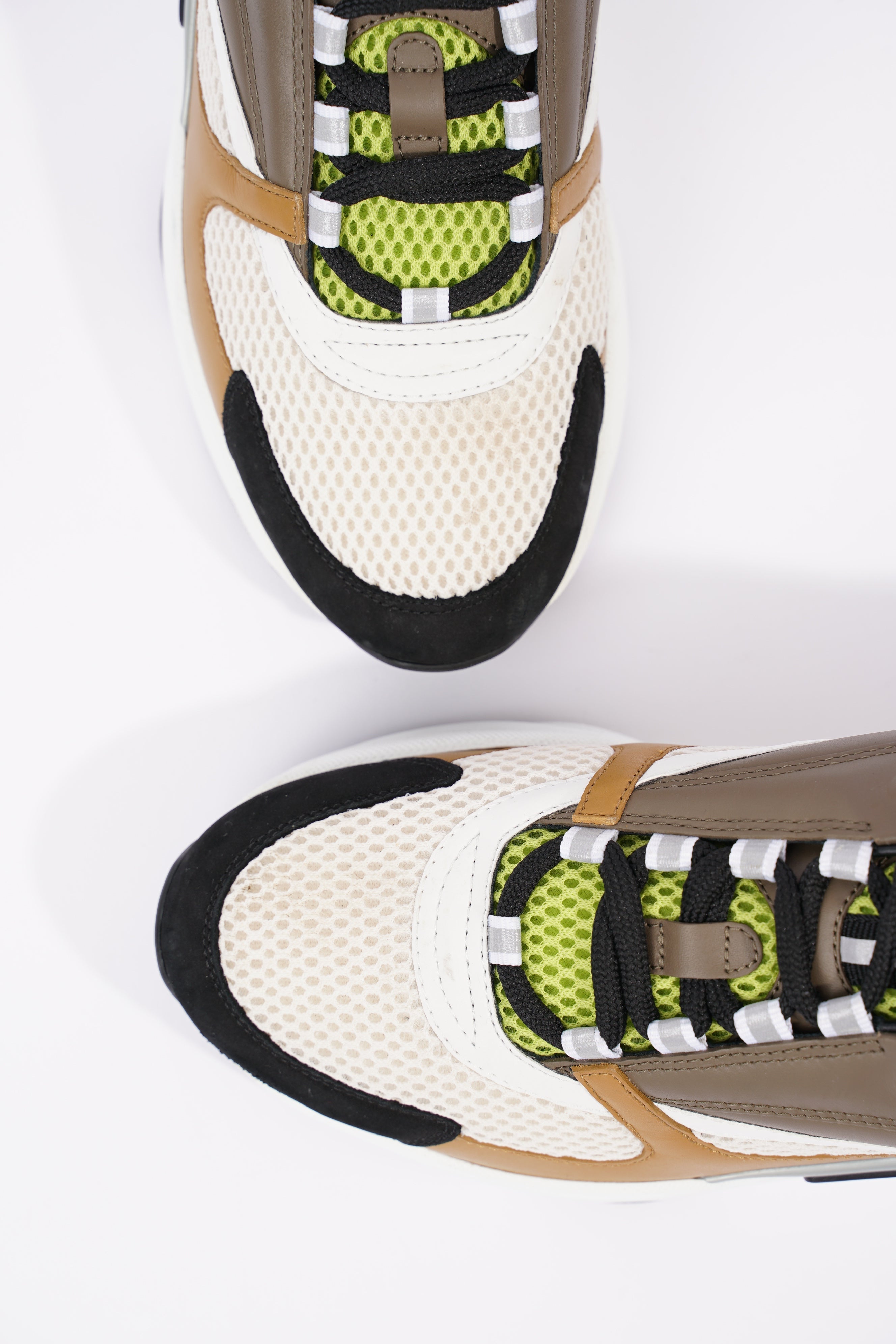 Christian Dior Mens B22 White / Brown / Green EU 40 / UK 6
