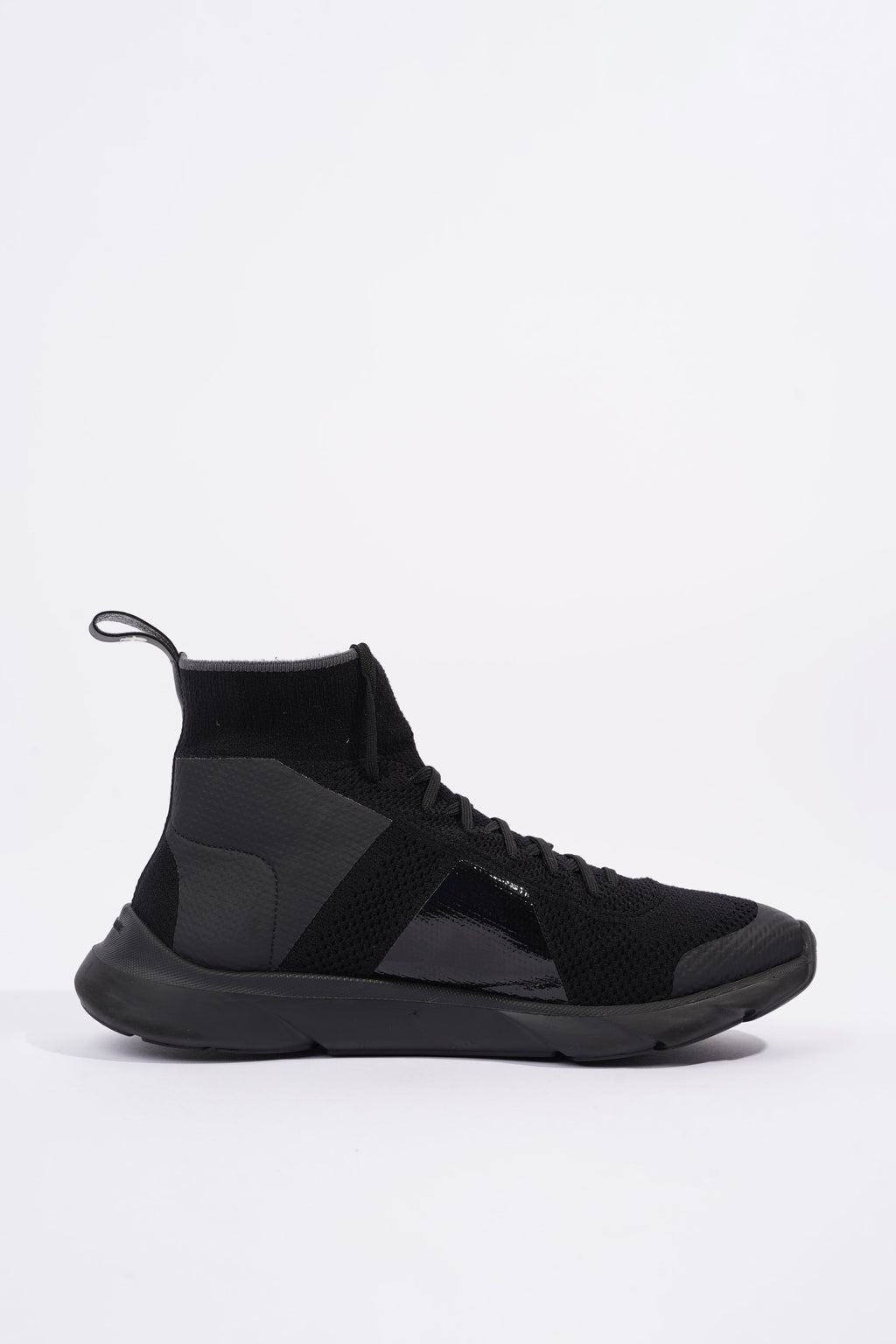 Christian Dior Mens B21 High Top Socks Black / Grey EU 41 / UK 7