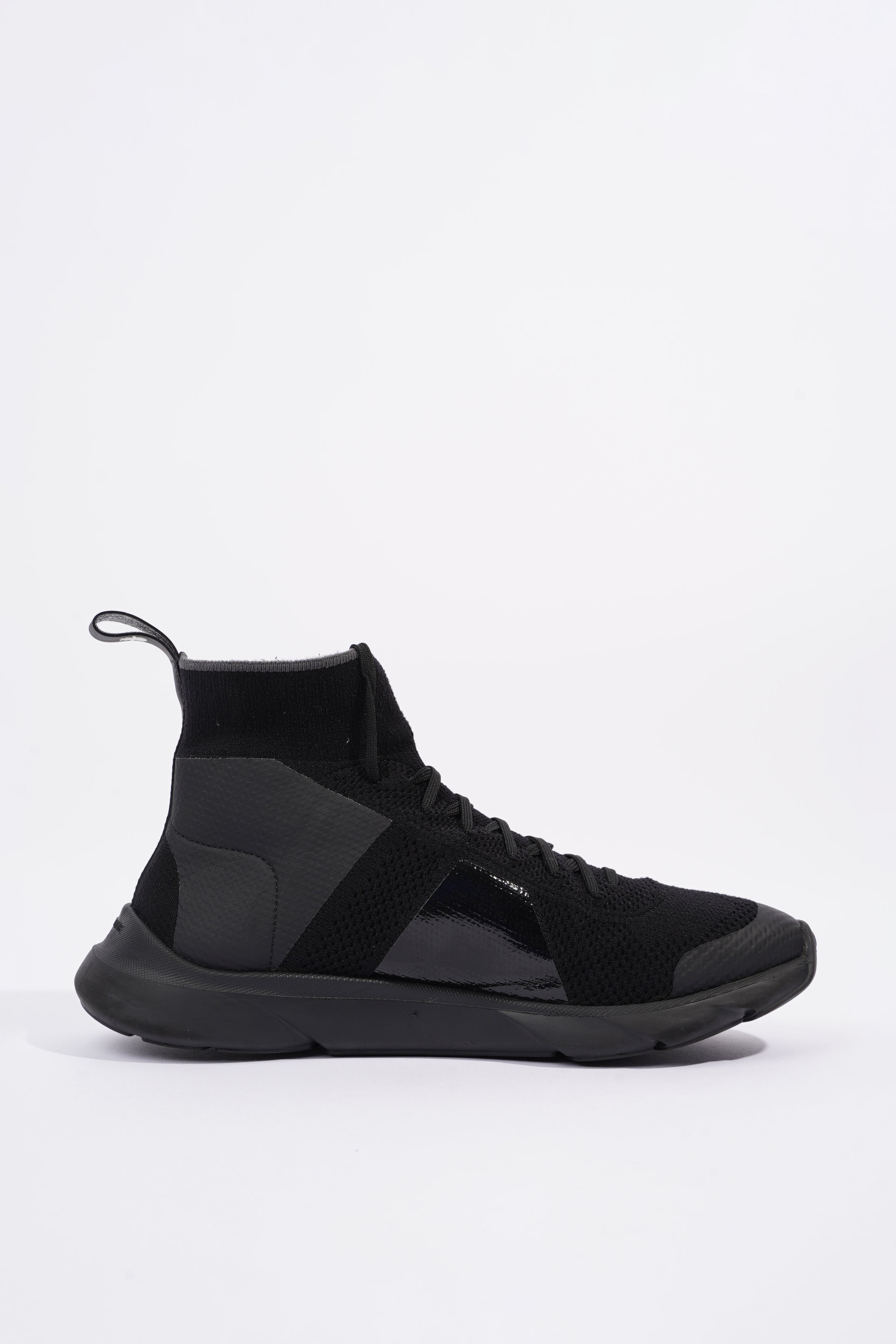 Christian Dior Mens B21 High Top Socks Black / Grey EU 41 / UK 7