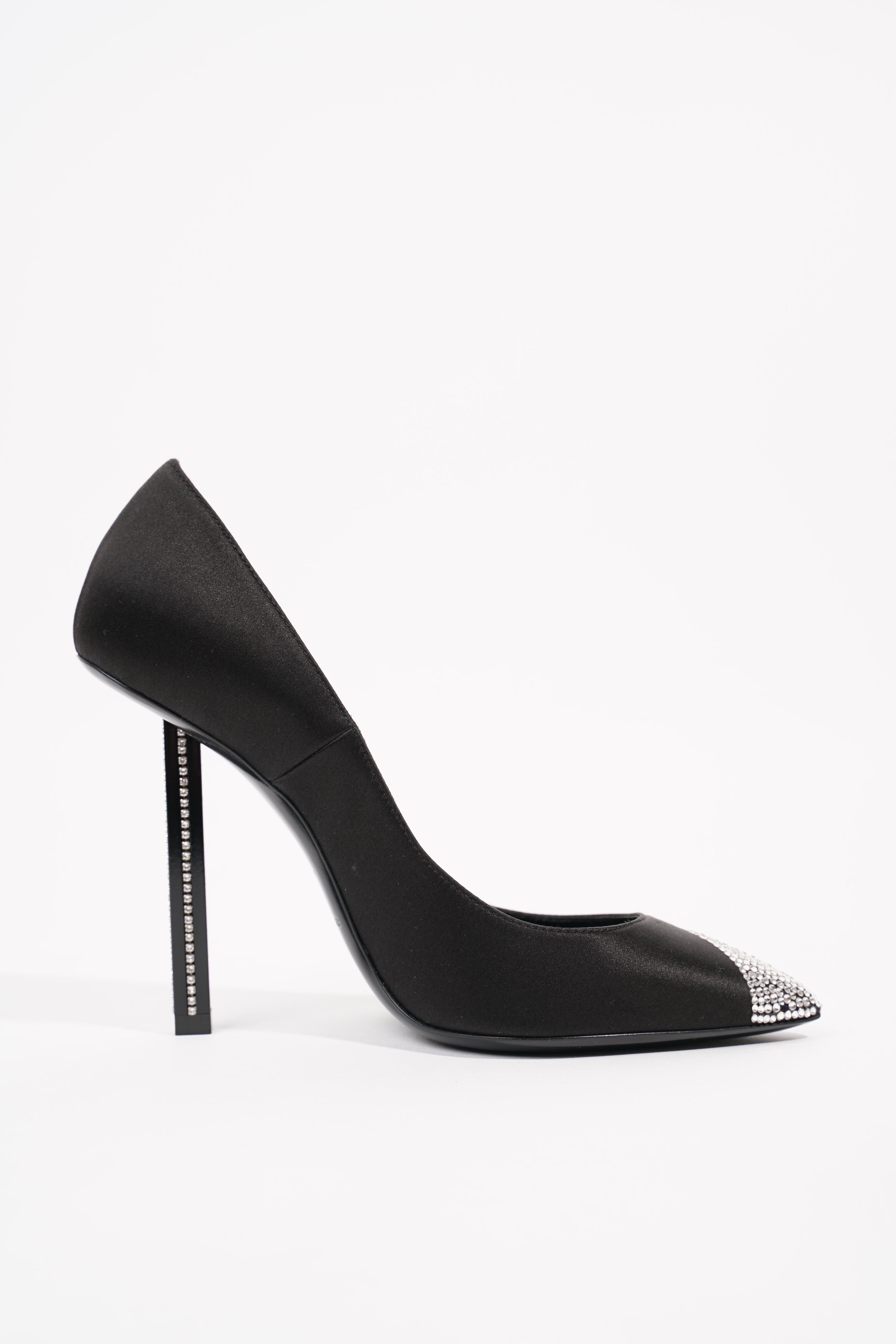 Saint Laurent Womens Tower 110 Black / Silver EU 36 / UK 3
