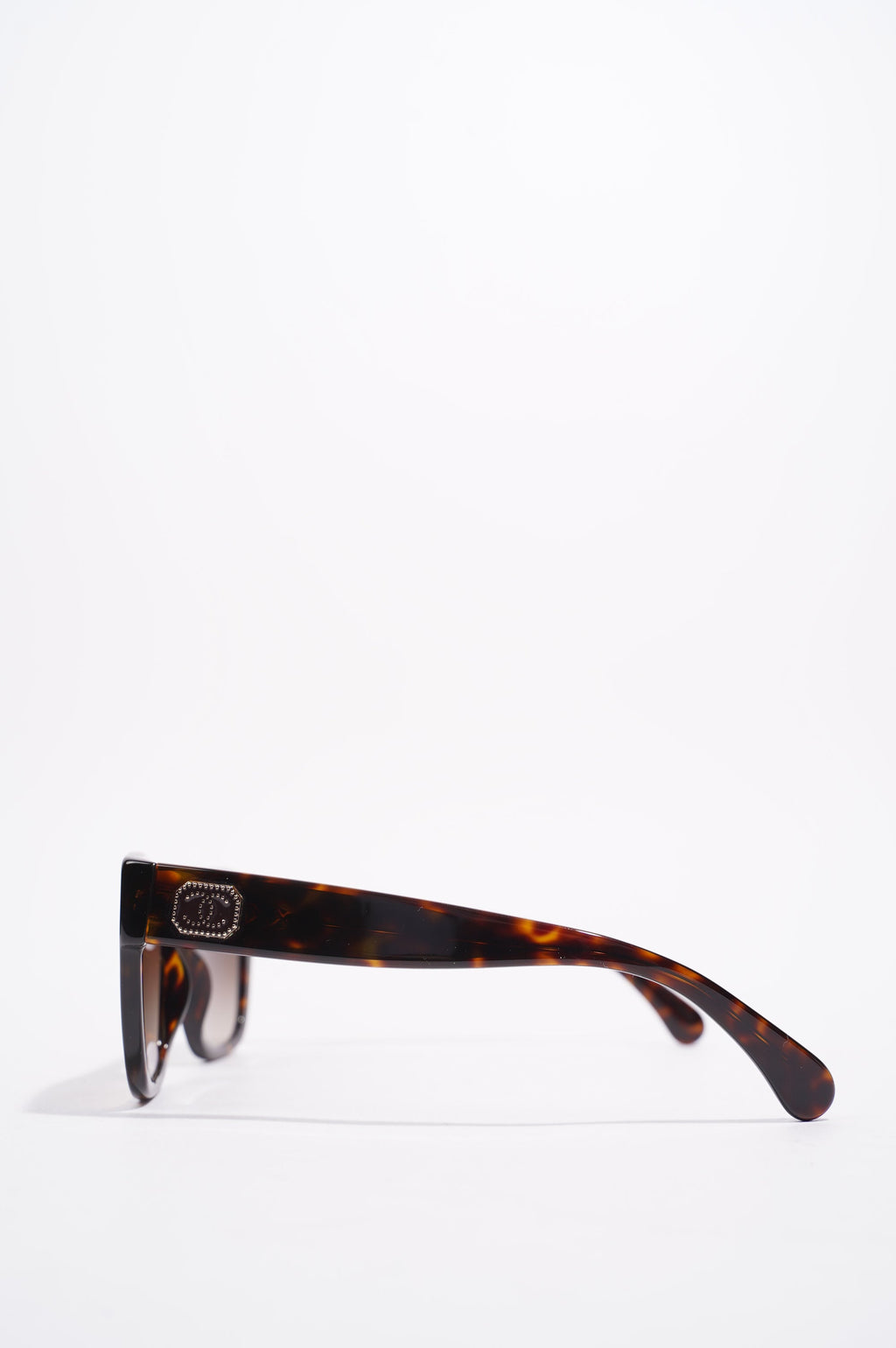 Chanel Womens Dark Havana Black / Brown