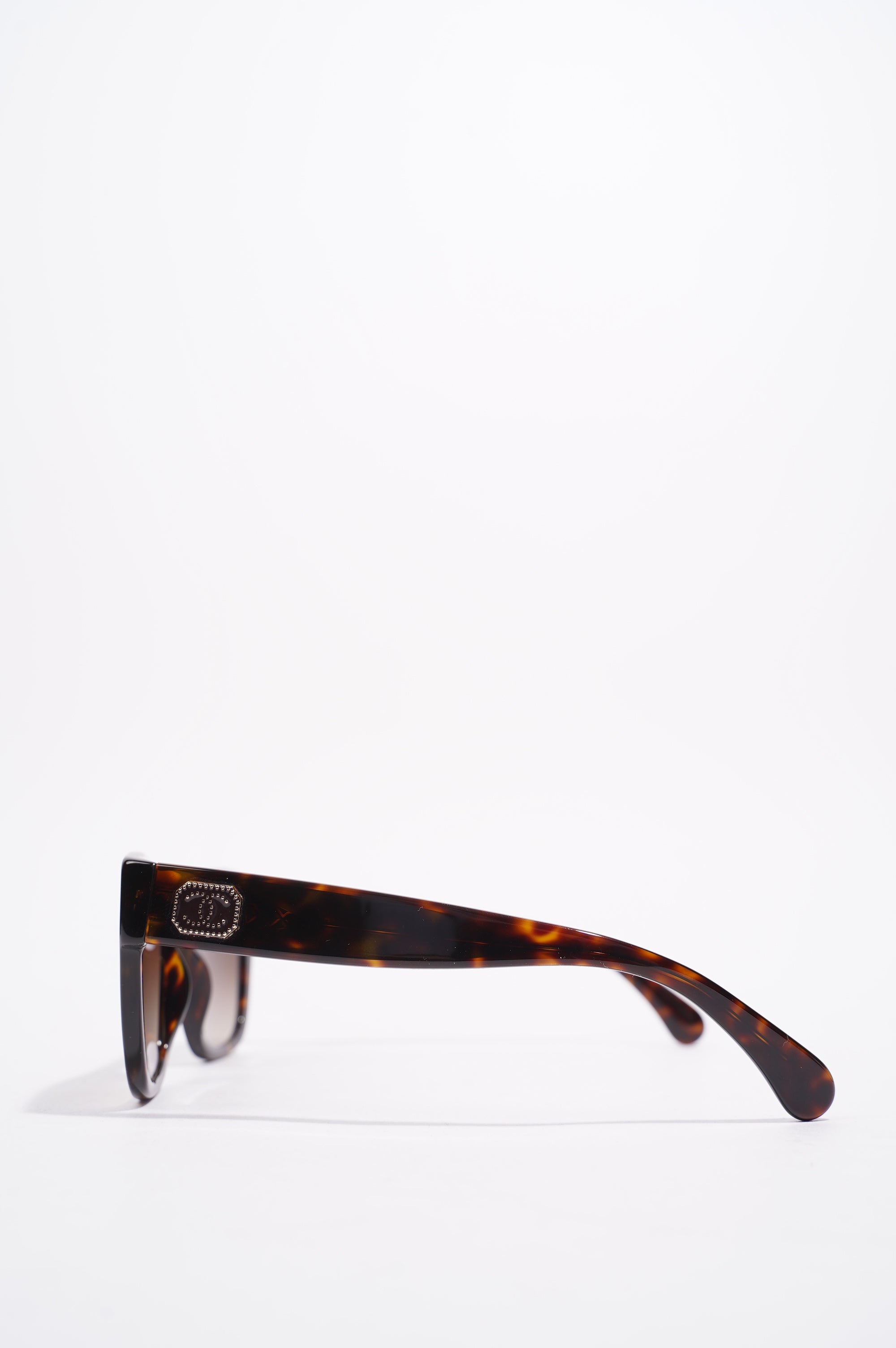 Chanel Womens Dark Havana Black / Brown