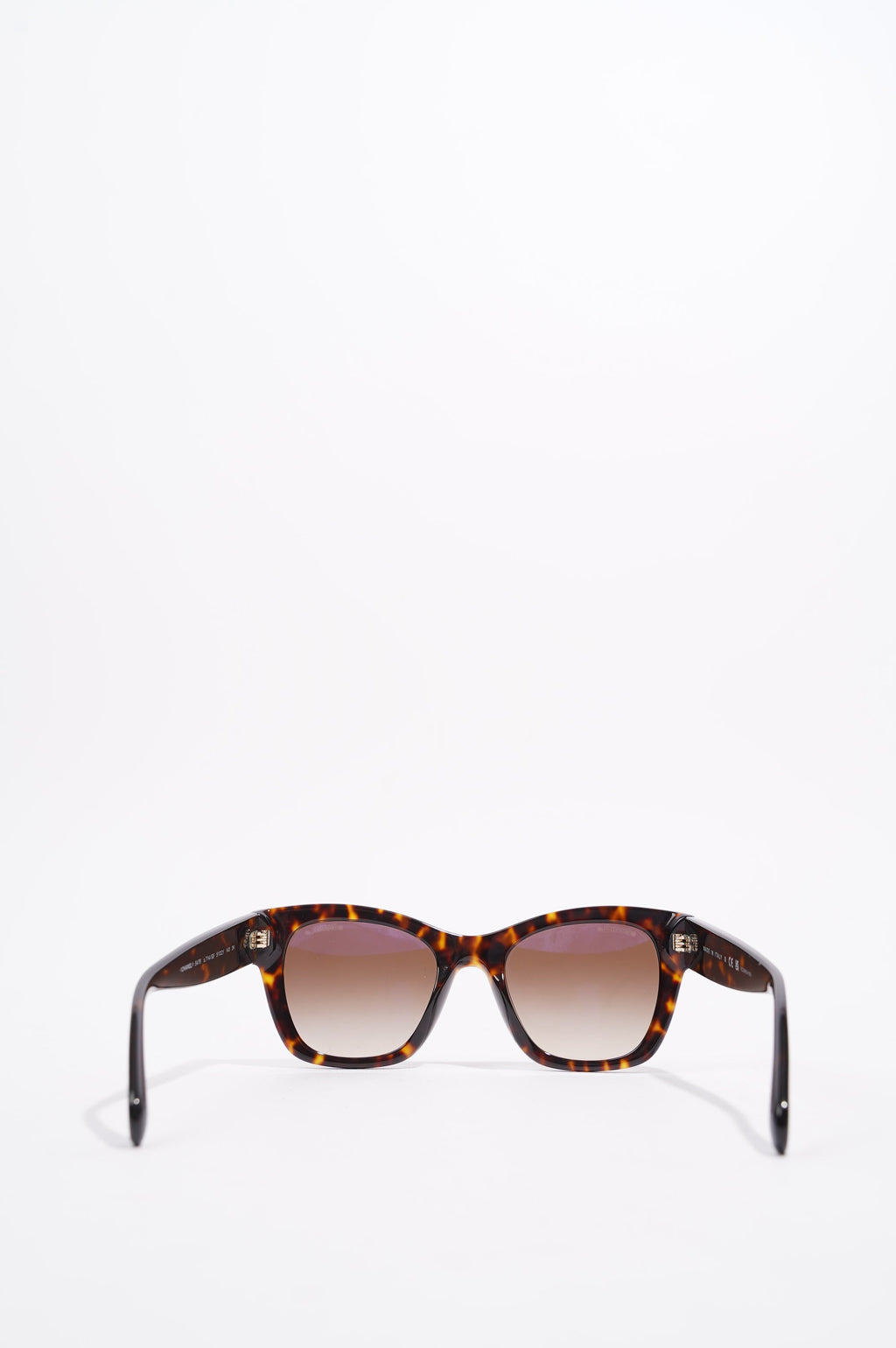 Chanel Womens Dark Havana Black / Brown