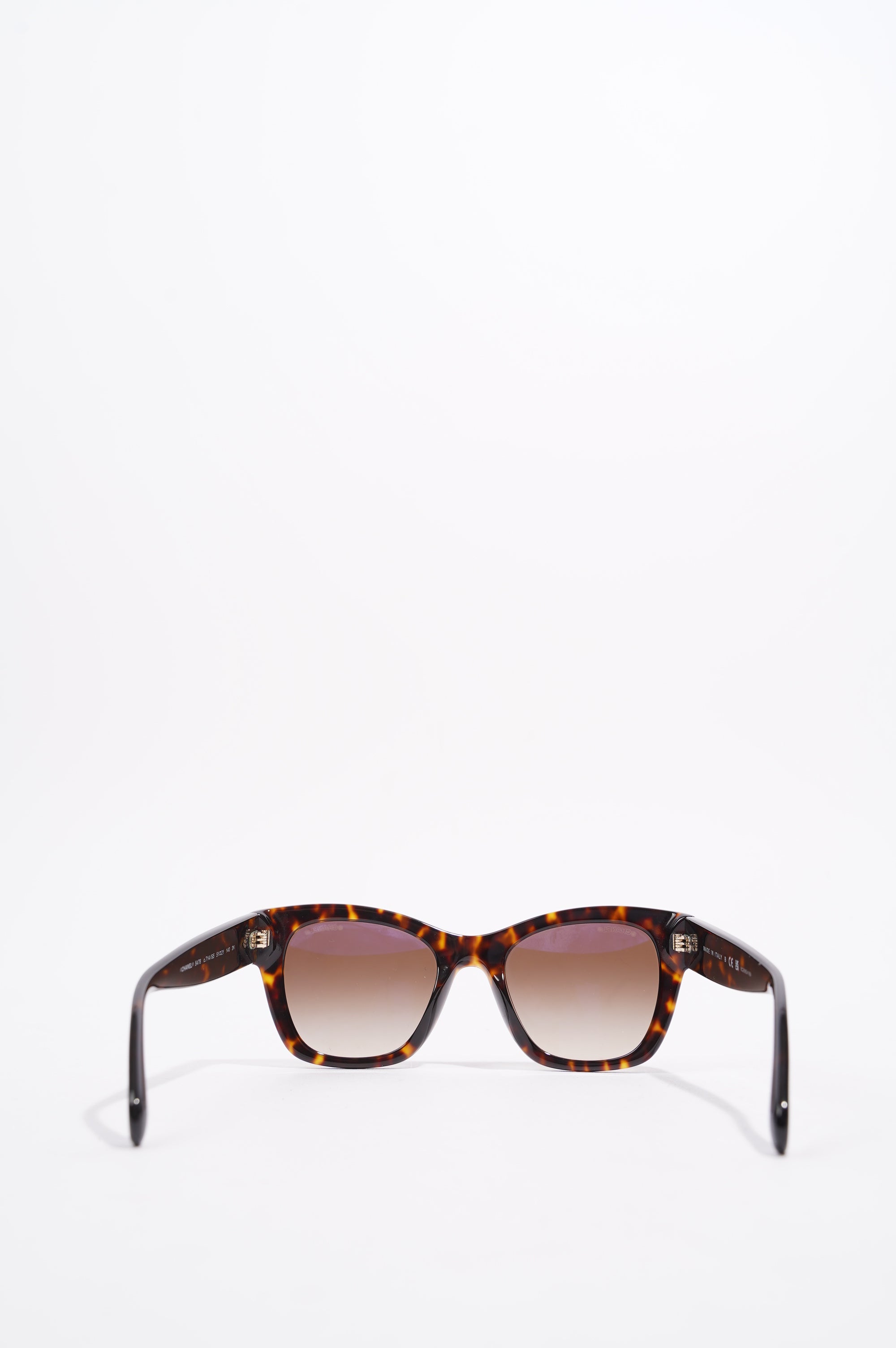 Chanel Womens Dark Havana Black / Brown