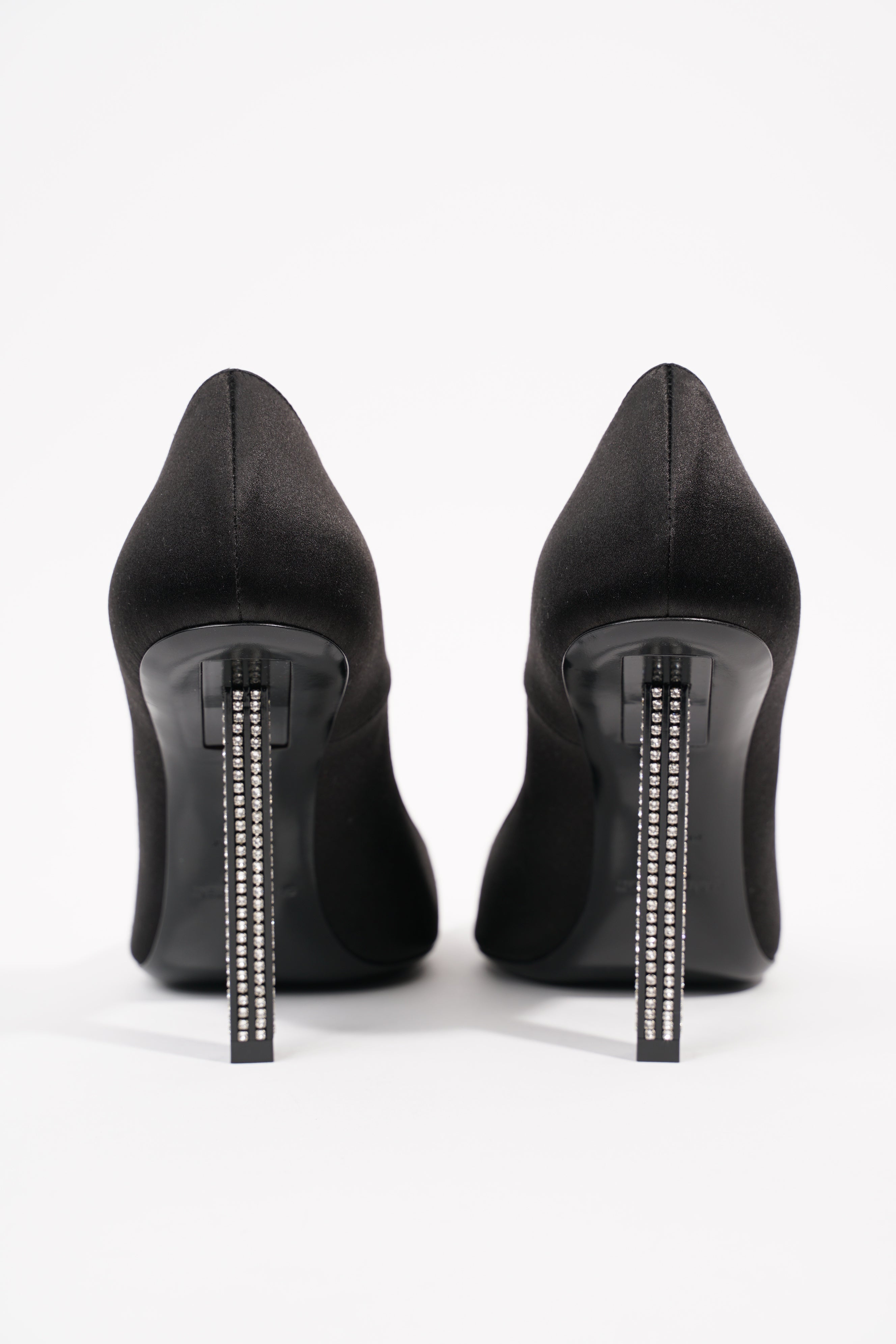 Saint Laurent Womens Tower 110 Black / Silver EU 36 / UK 3