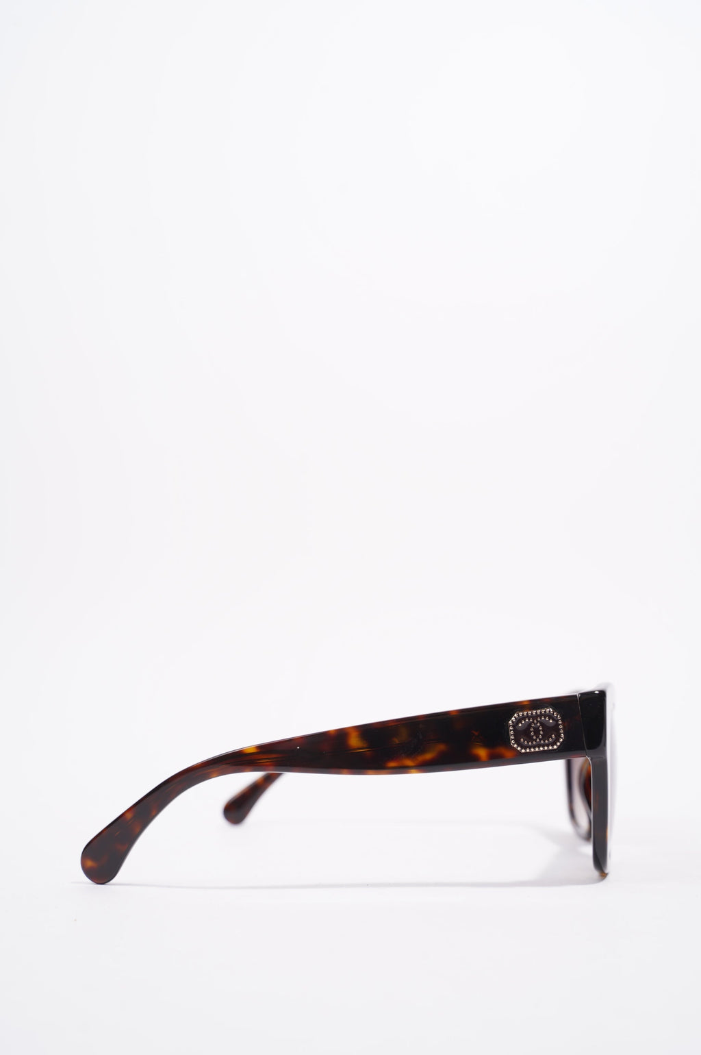 Chanel Womens Dark Havana Black / Brown
