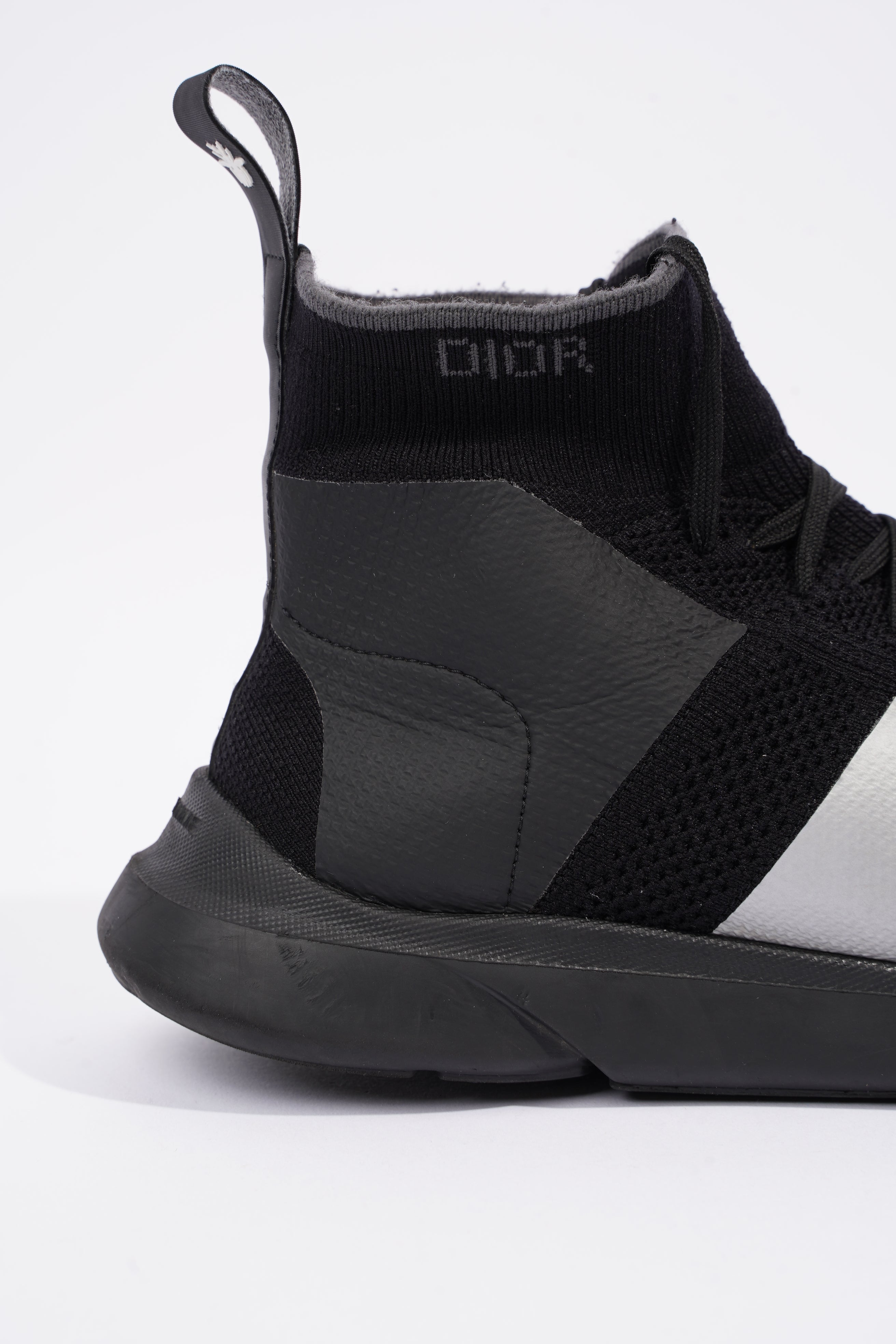 Christian Dior Mens B21 High Top Socks Black / Grey EU 41 / UK 7
