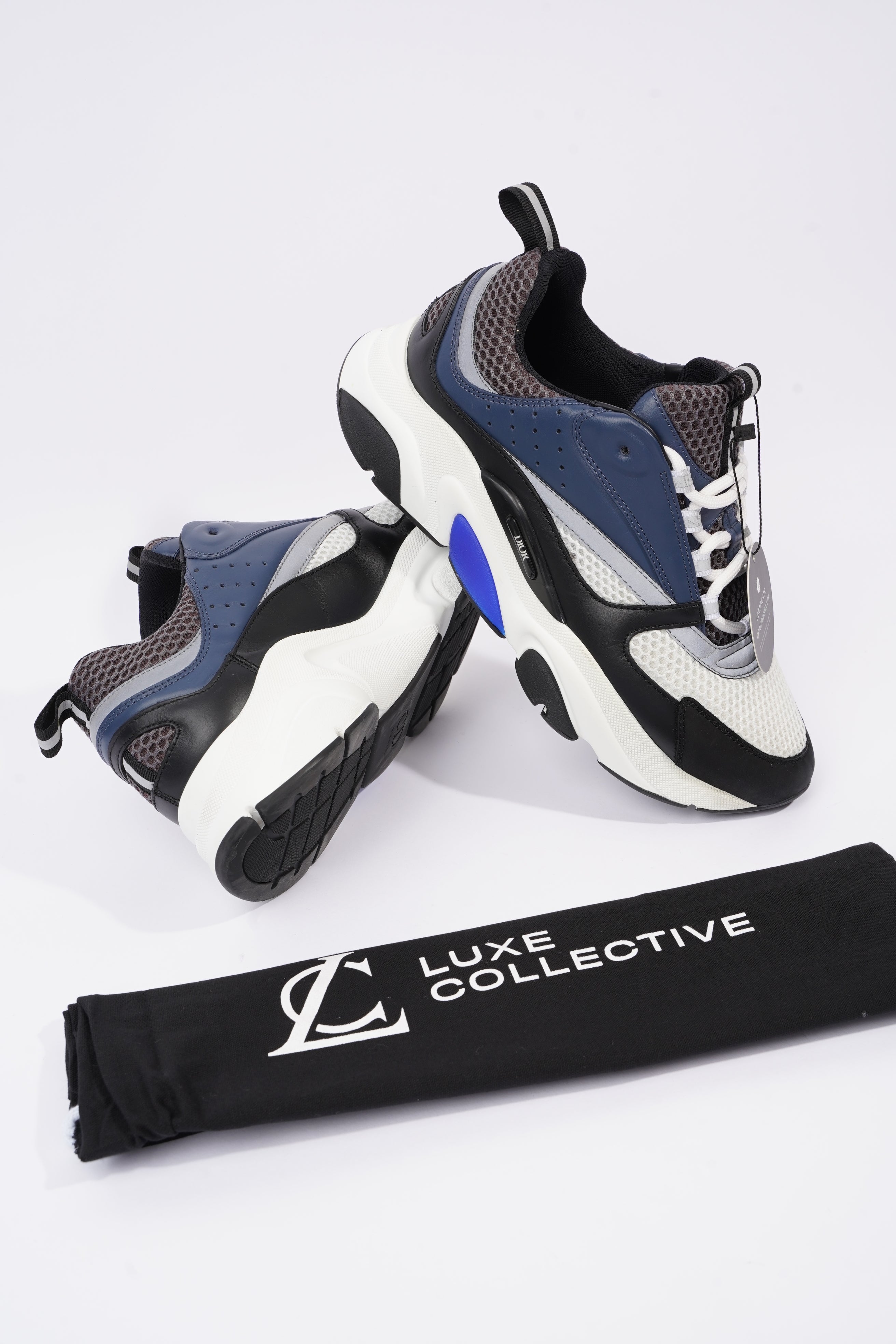 Christian Dior Mens B22 Blue / Black / White EU 42 / UK 8
